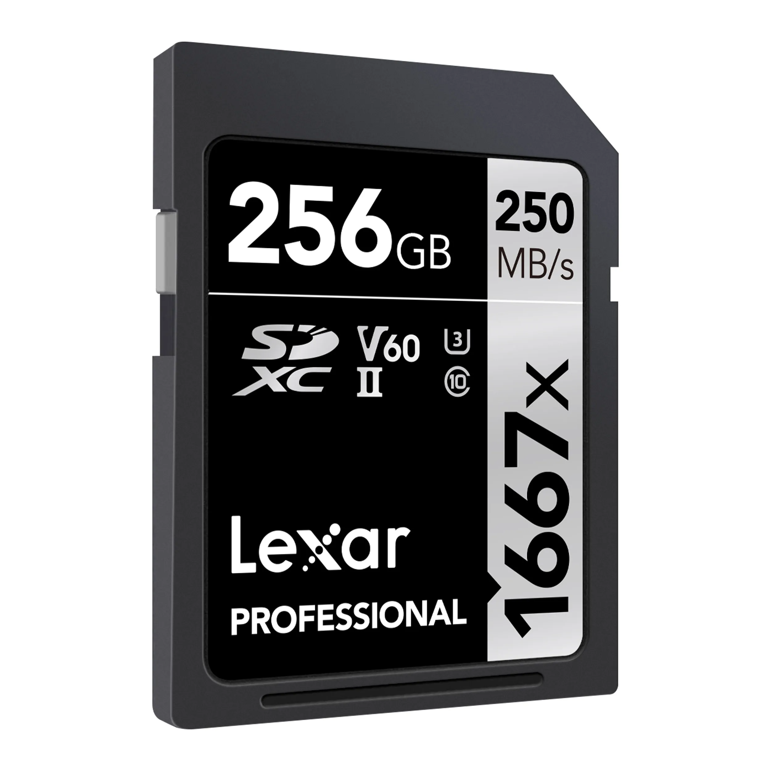 כרטיס זיכרון Lexar 256GB 1667x SDHC™/SDXC™ UHS-II