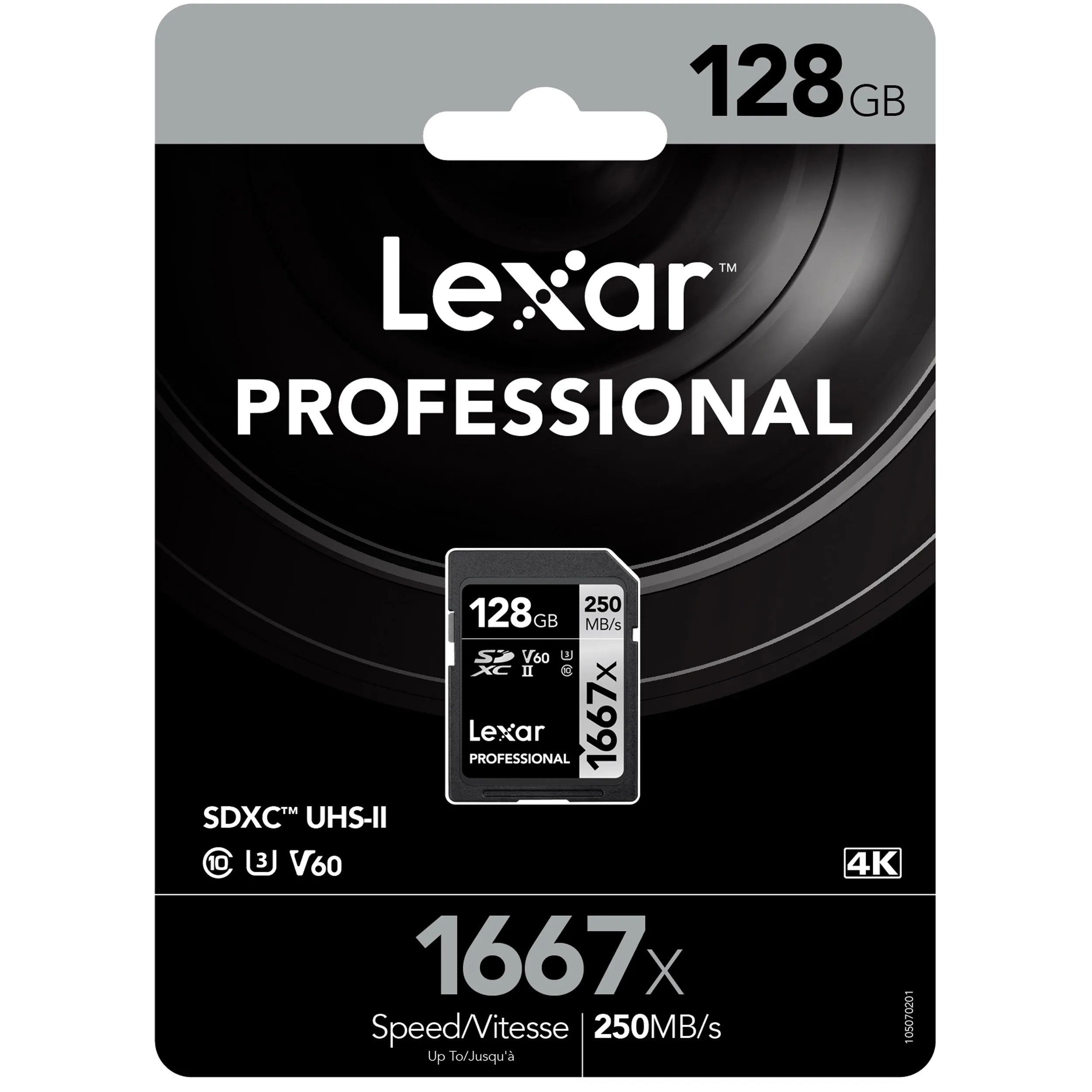 כרטיס זיכרון Lexar 128GB 1667x SDHC™/SDXC™ UHS-II