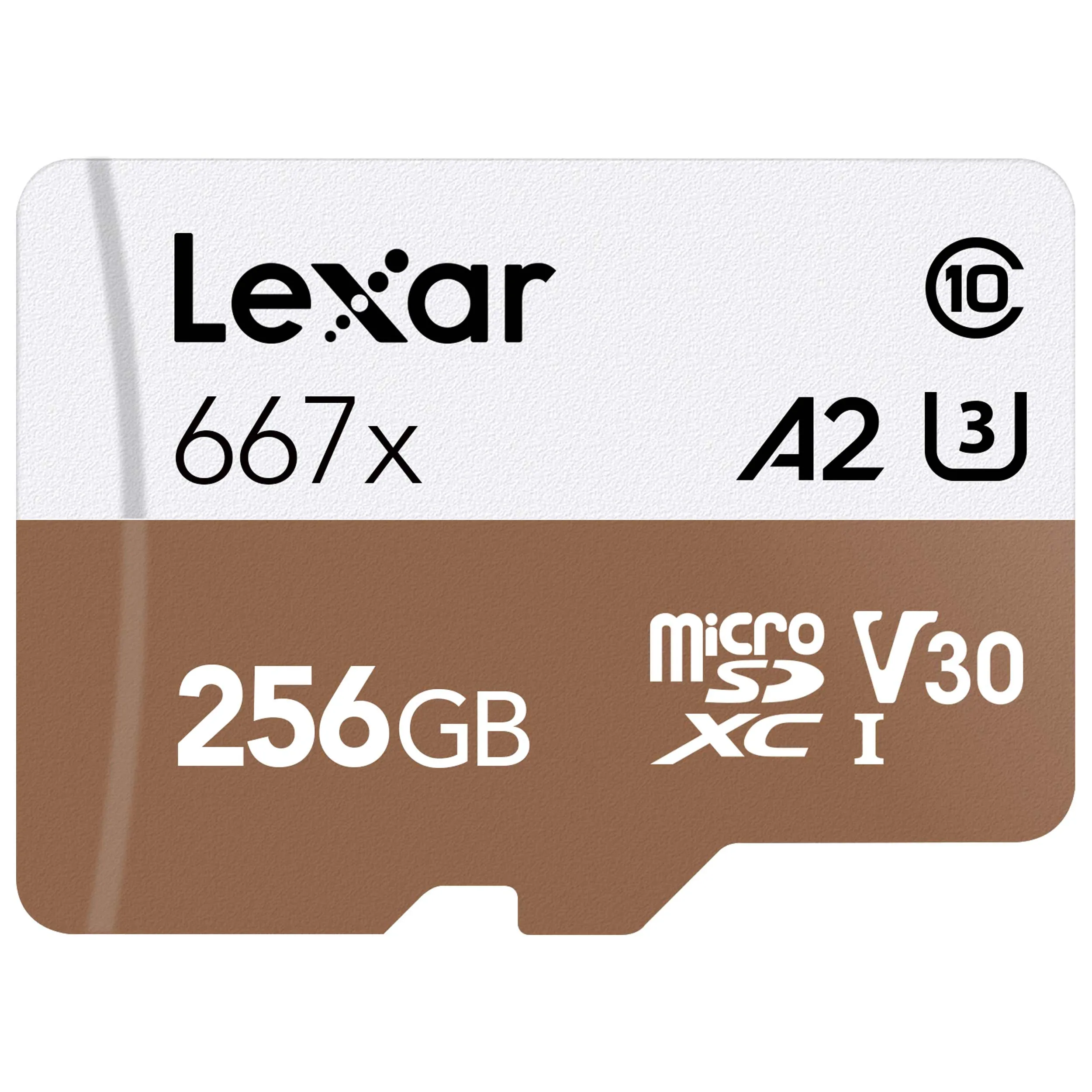 כרטיס זיכרון Lexar 256GB 667x microSDHC™/microSDXC™ UHS-I
