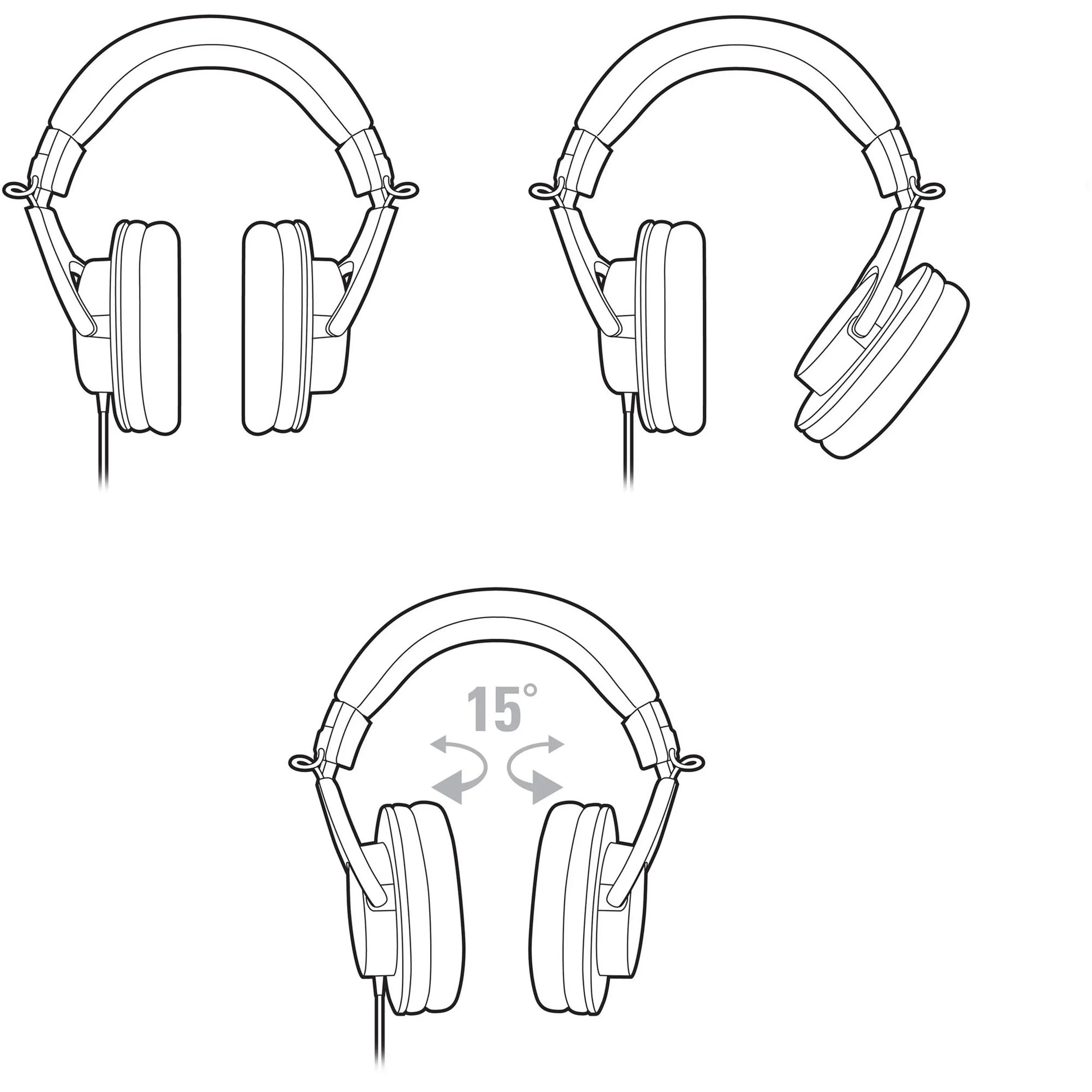 אוזניות AUDIO TECHNICA ATH-M20X