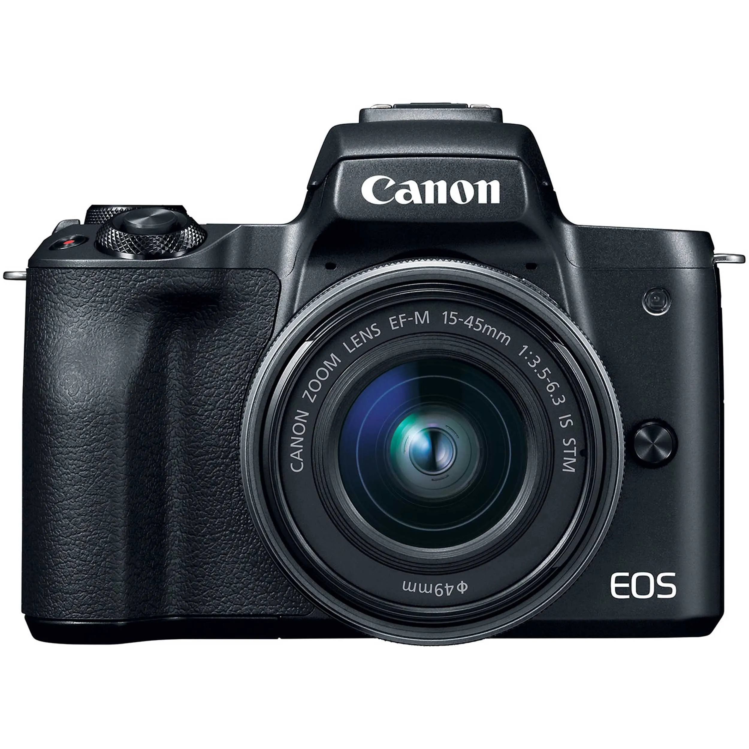 מצלמה דיגיטלית EOS M50 ועדשה 15-45 מ"מ בצבע שחור