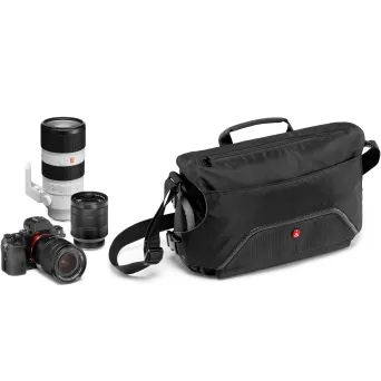 תיק מסנג'ר למצלמה Manfrotto Advanced camera messenger Pixi Black for DSLR/CSC