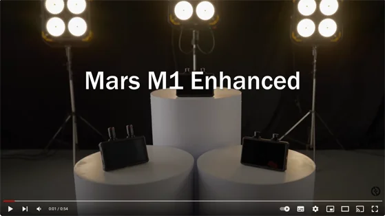 זוג מוניטורים 5.5" משדר/מקלט וידאו Hollyland MARS M1 Enhanced Kit