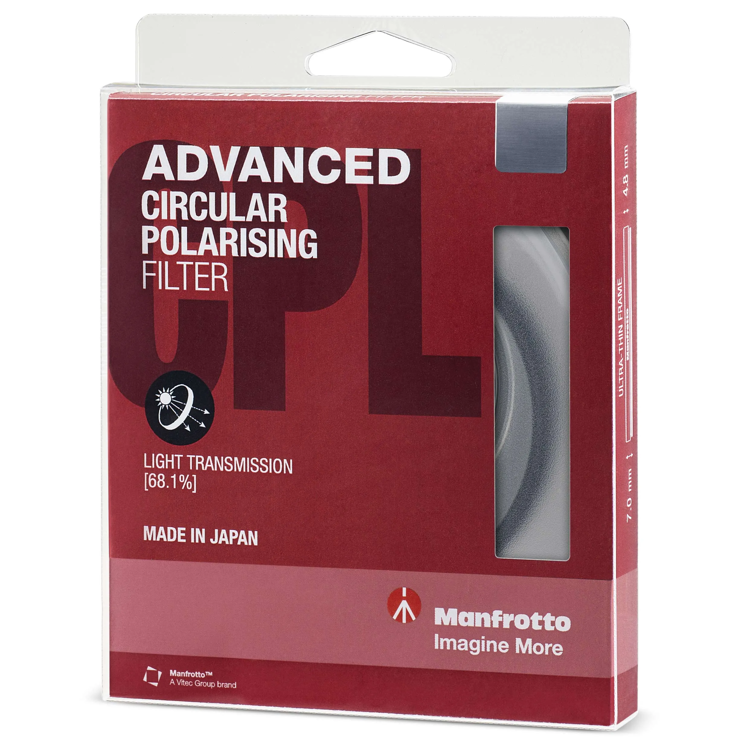 פילטר מקטב 46 מ"מ Manfrotto Advanced CPL