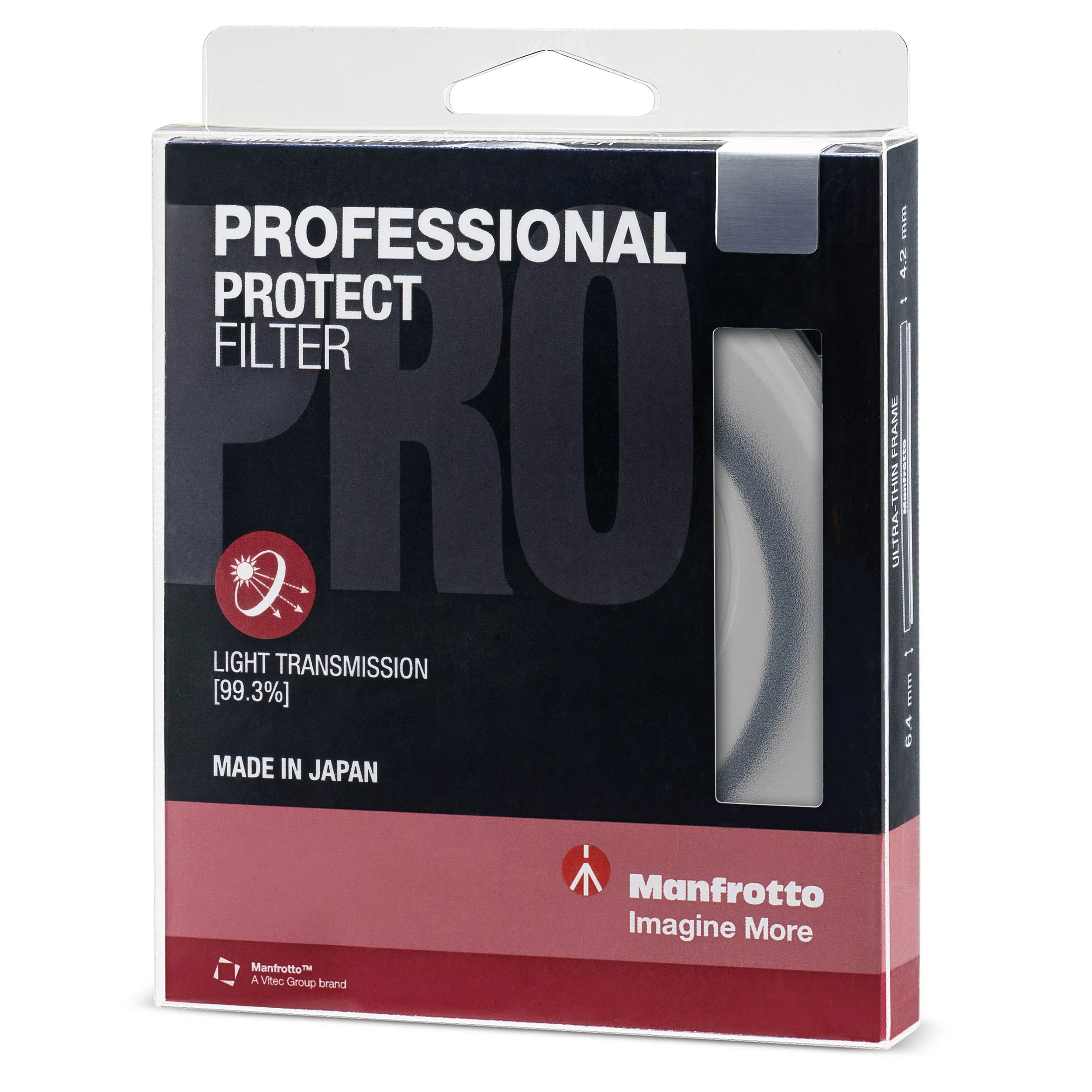 פילטר UV בקוטר 58 מ"מ Manfrotto Proffesional