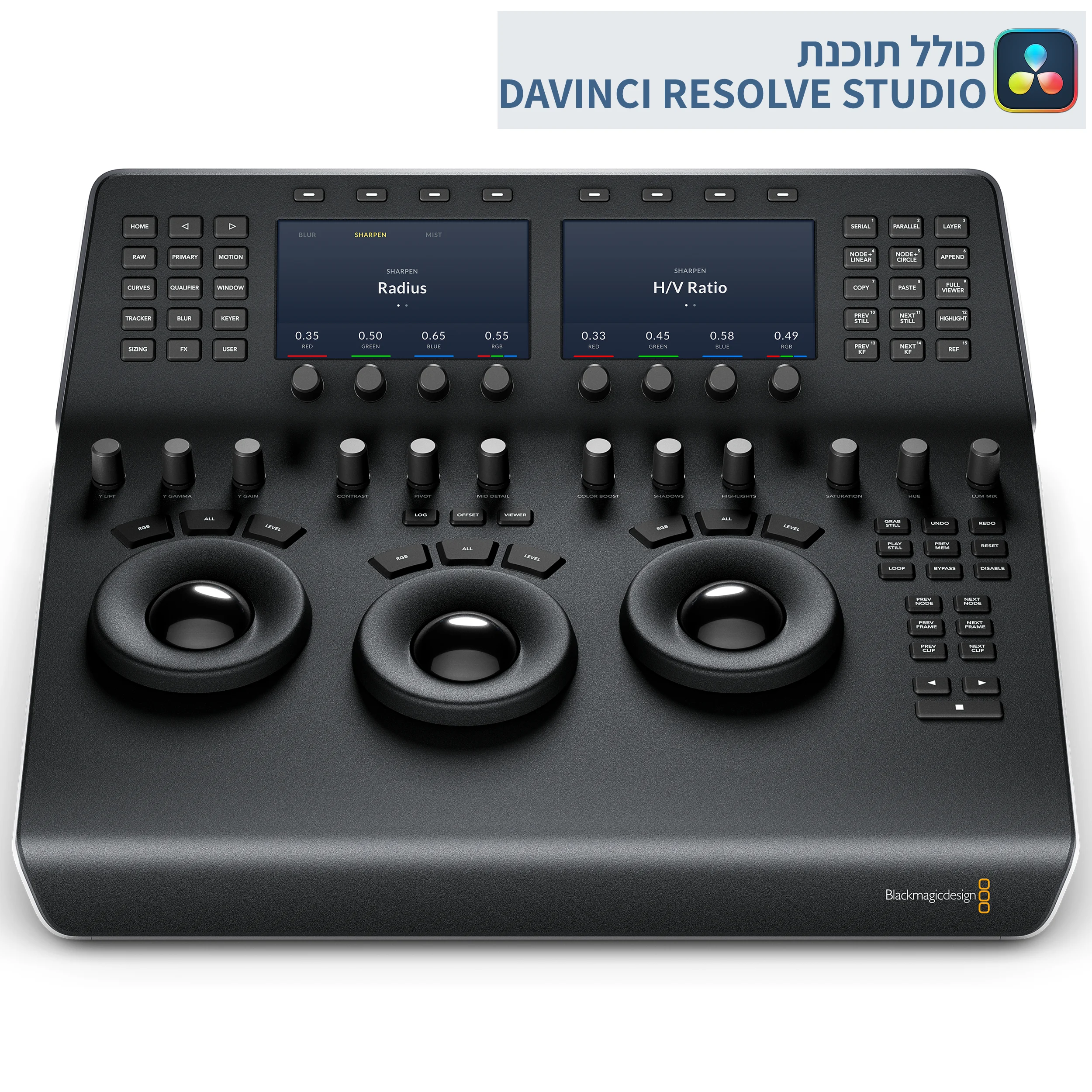 DaVinci Resolve Mini Panel פאנל שליטה