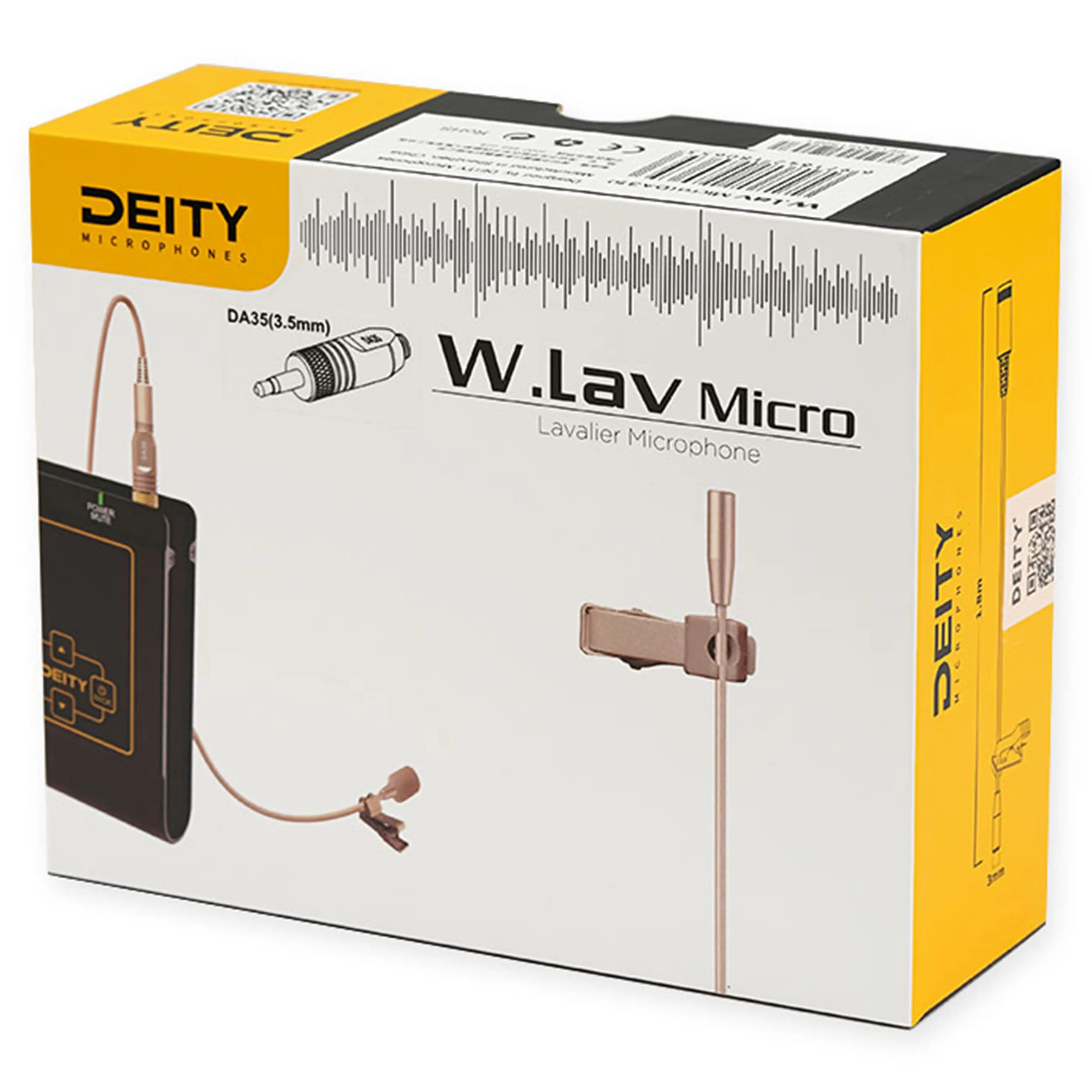 מיקרופון דש זעיר למערכת אלחוטית Deity W.Lav.micro
