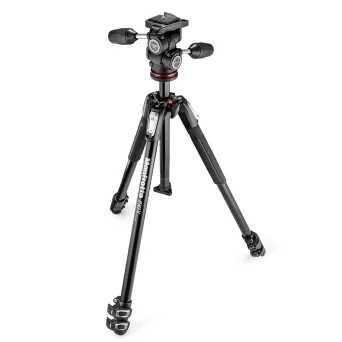 קיט חצובה סטילס עם ראש תלת ממד MK190X3-3W1 Manfrotto