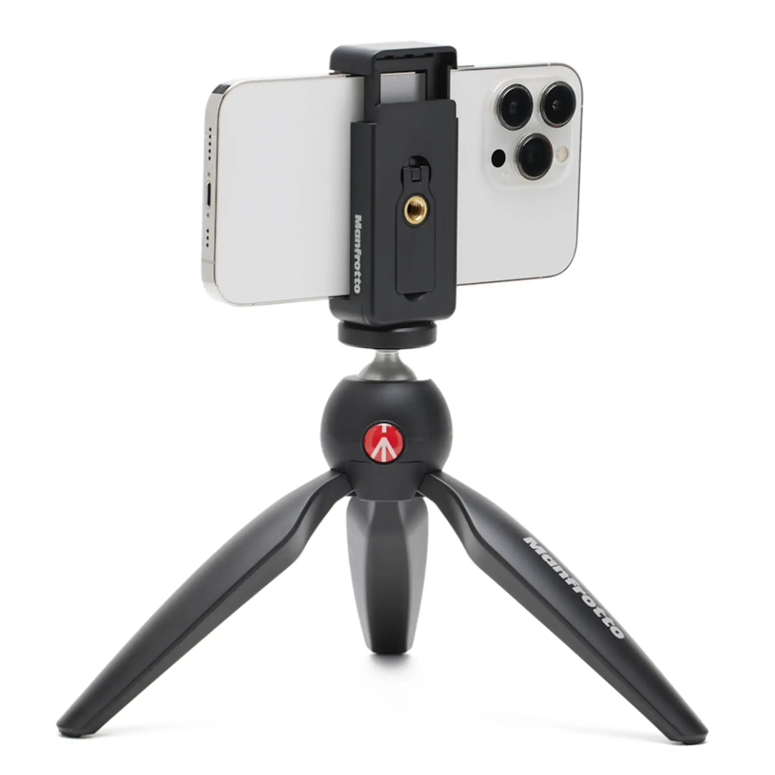 חצובה שולחנית עם תופסן לסמארטפון Manfrotto PIXI MII