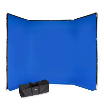 רקע פנורמי כחול 4X2.9 מטר Manfrotto Chroma Key FX