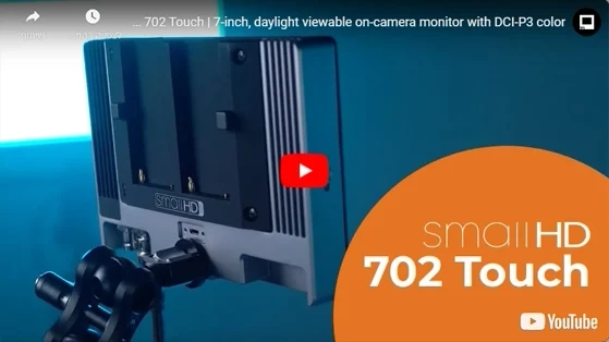 מוניטור מגע "7 על מצלמה SmallHD MON-702-TOUCH