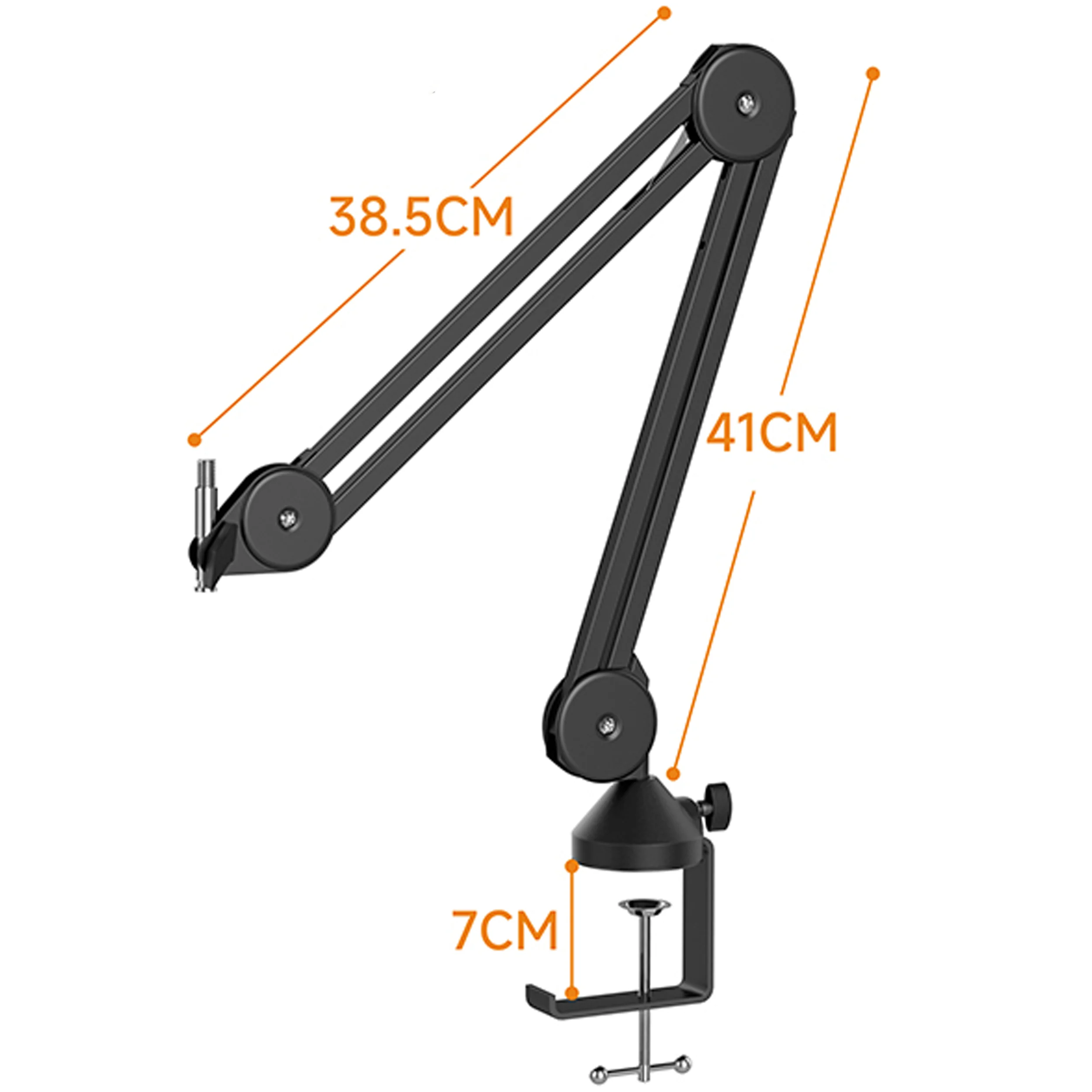 זרוע שולחנית קצרה למיקרופון Comica MS1-S