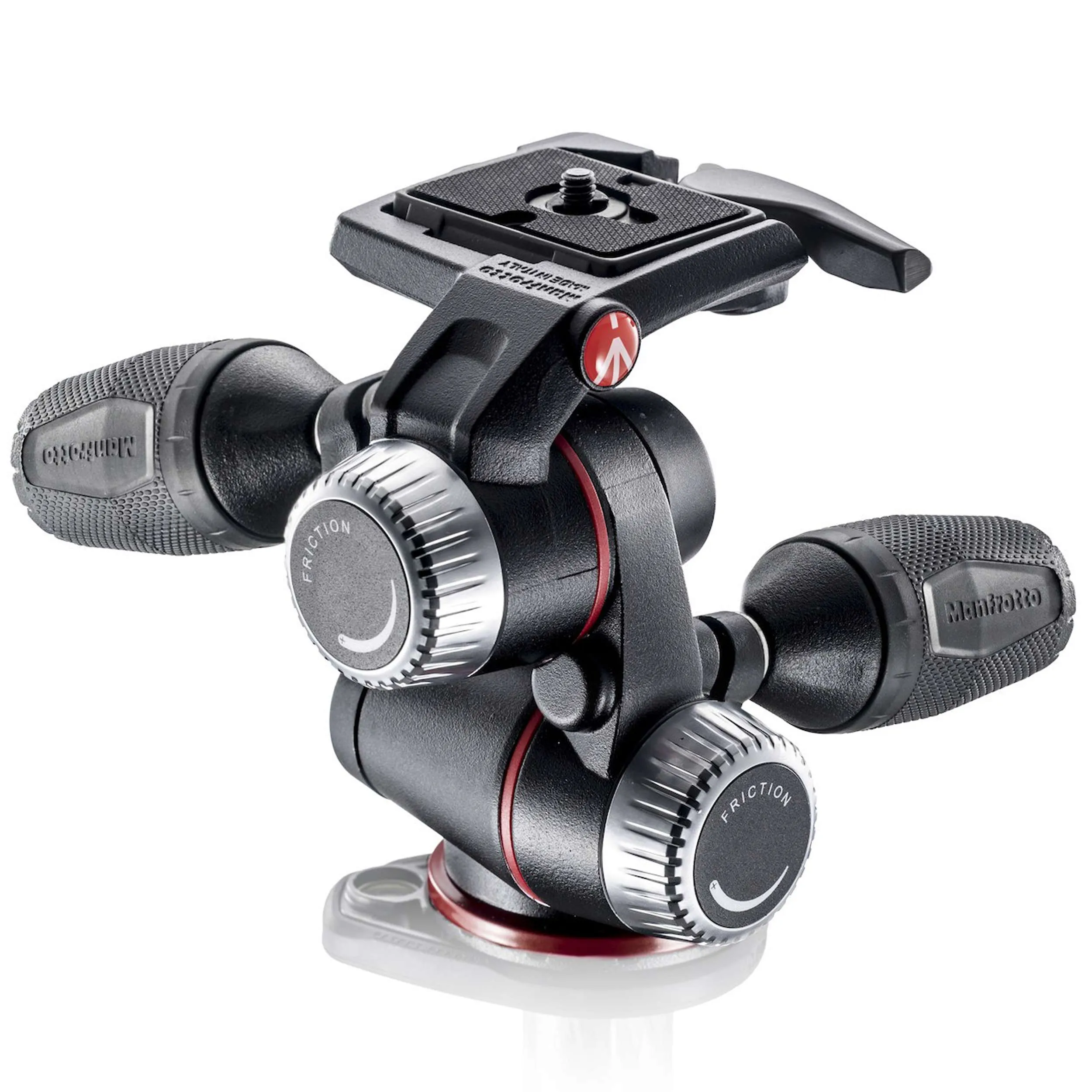חצובה למצלמת סטילס עם ראש 3 צירים - קיט Manfrotto MK055XPRO3-3W