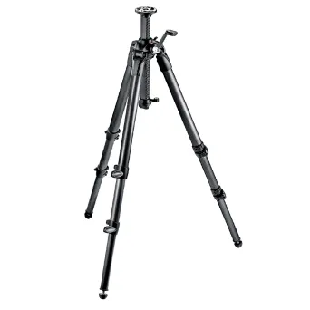 חצובת סיבי פחמן עם מוט מרכזי וגלגל שיניים Manfrotto MT057C3-G