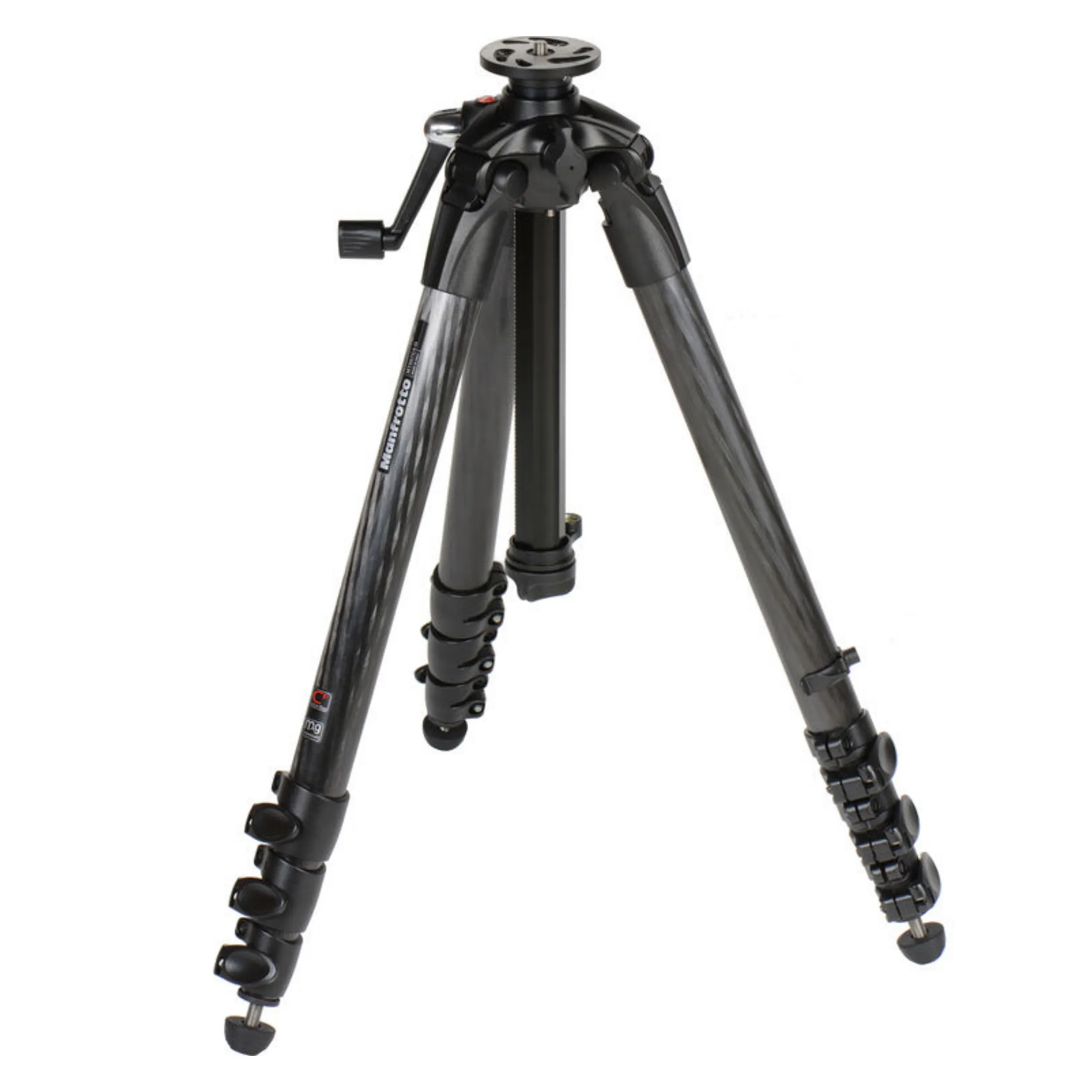 חצובת סיבי פחמן עם מוט מרכזי וגלגל שיניים Manfrotto MT057C4-G