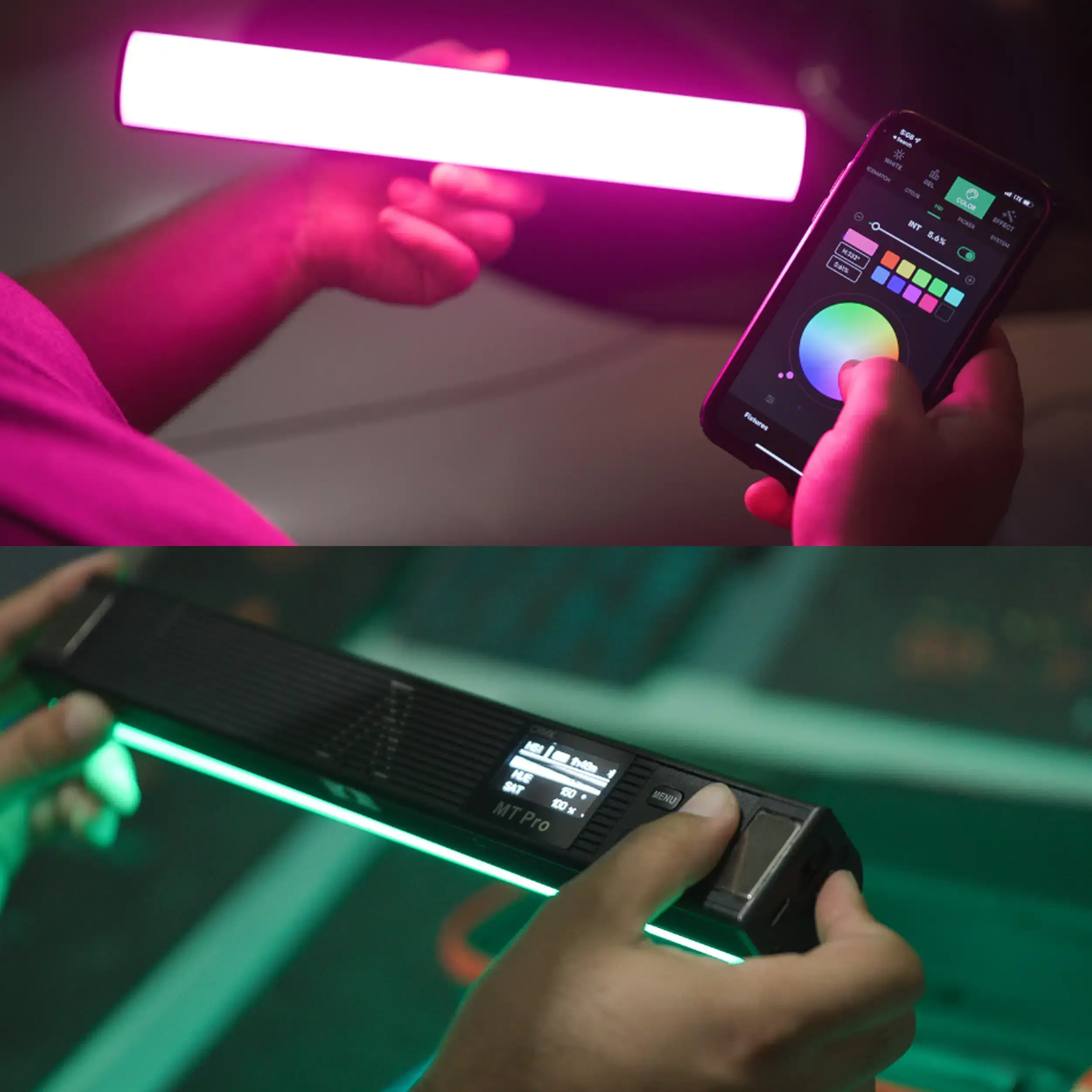 פנס לד צבעוני Aputure MT PRO RGBWW