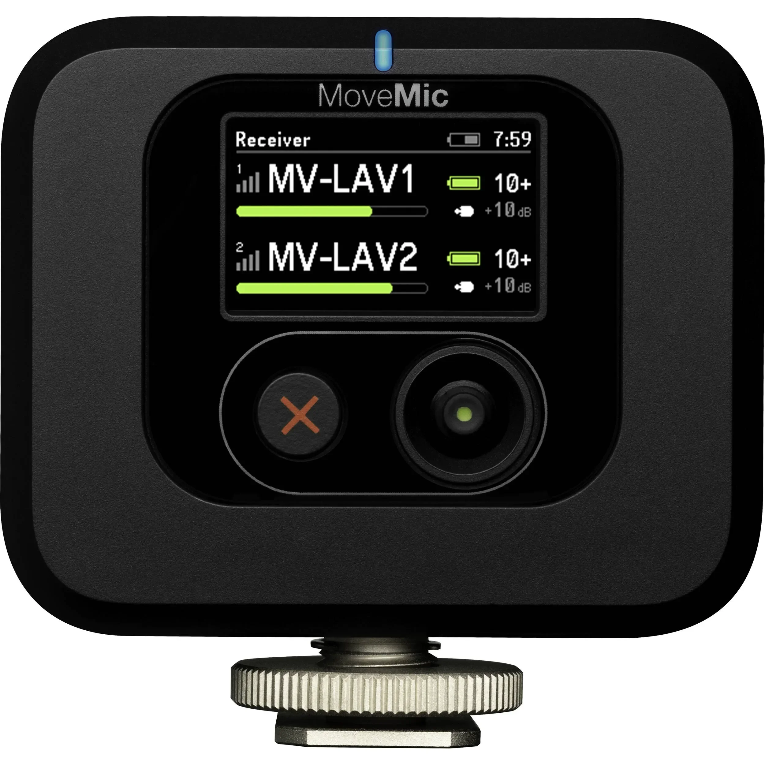 מקלט 2 ערוצים למערכת אלחוטית Shure MoveMic
