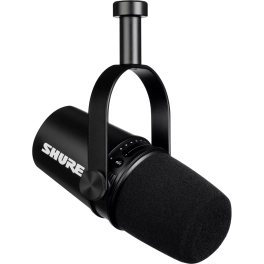 מיקרופון דינמי לפודקאסטים Shure MV7-K