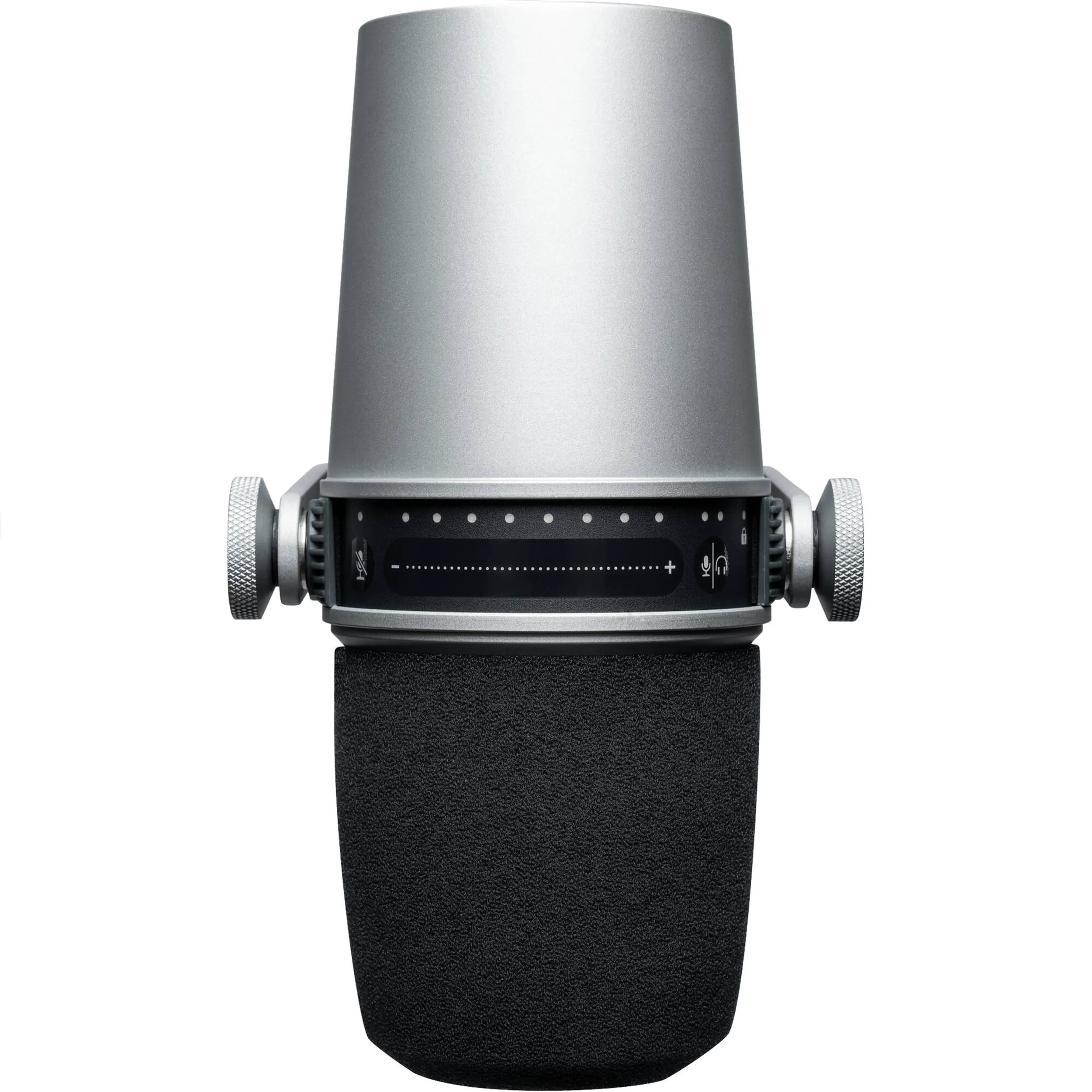מיקרופון דינמי כסוף Shure MV7-S