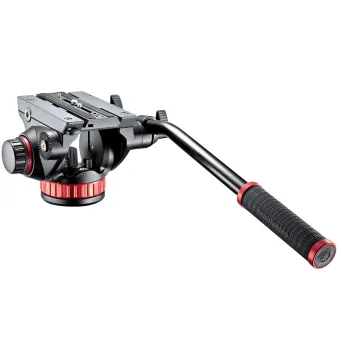 ראש שמן לווידאו Manfrotto 502AH בעל בסיס שטוח
