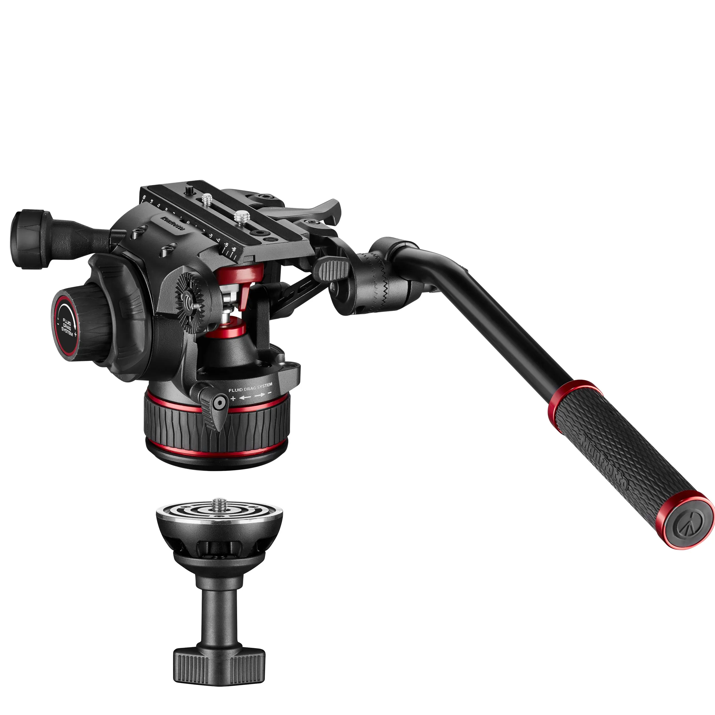 קיט חצובת וידאו הכולל ראש Nitrotech 608 וחצובה עם ספרדר אמצעי