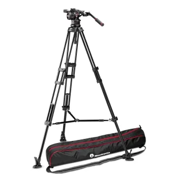 קיט חצובת וידאו הכולל ראש Nitrotech N12 ורגלים 545B עם ספרדר אמצעי
