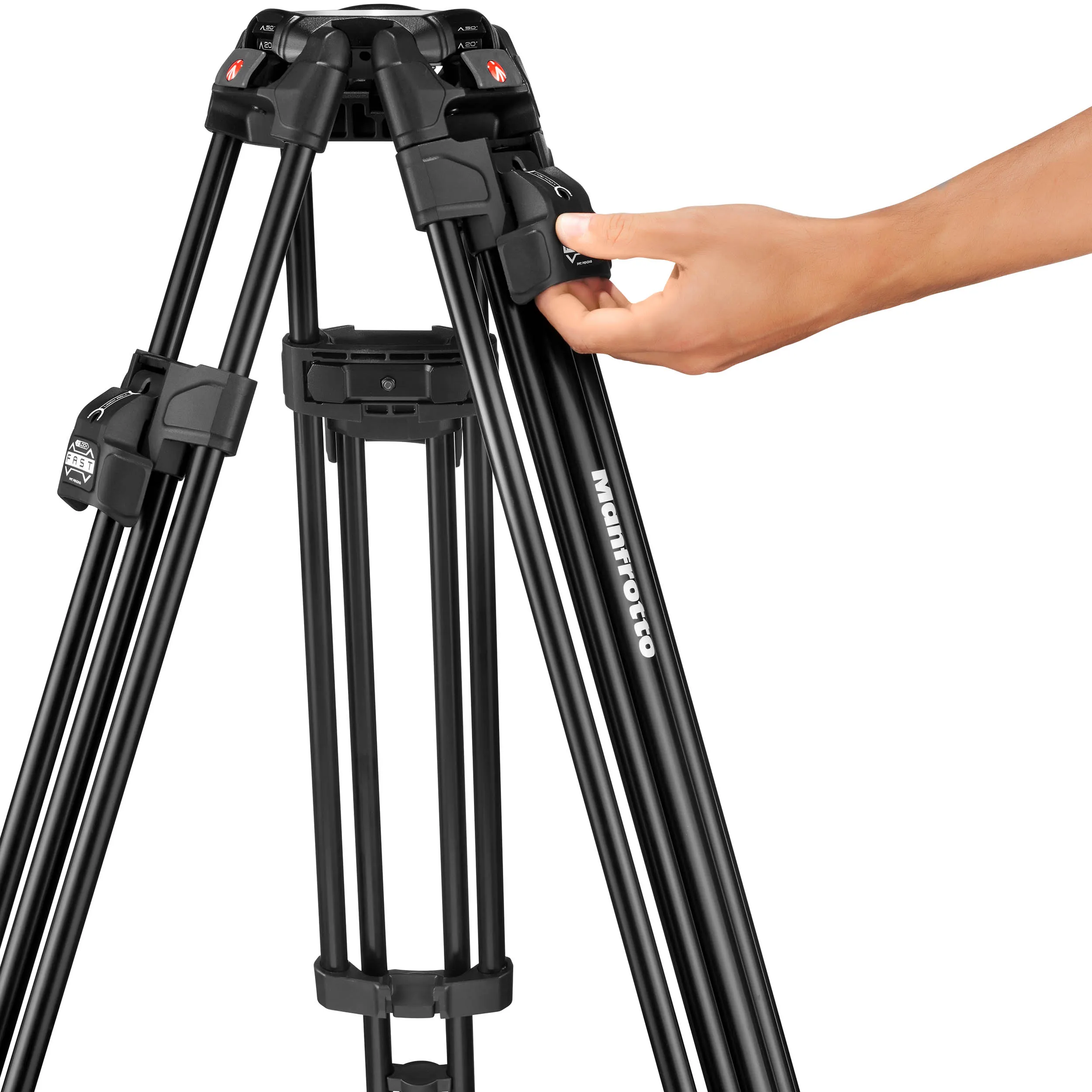 חצובת וידאו עם פתיחה מהירה Manfrotto 645 MVTTWINFA