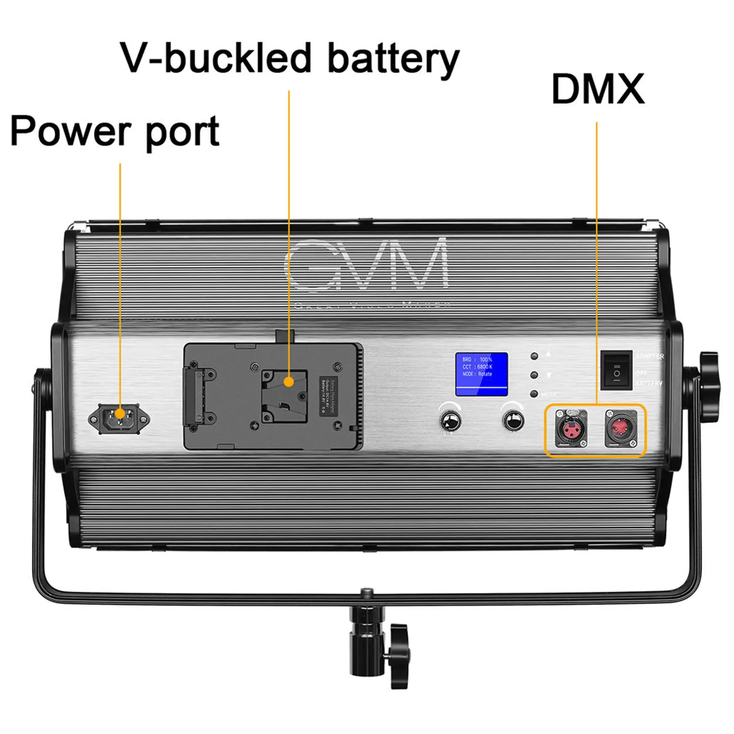 פנס לד לאולפן GVM-MX150D 150W