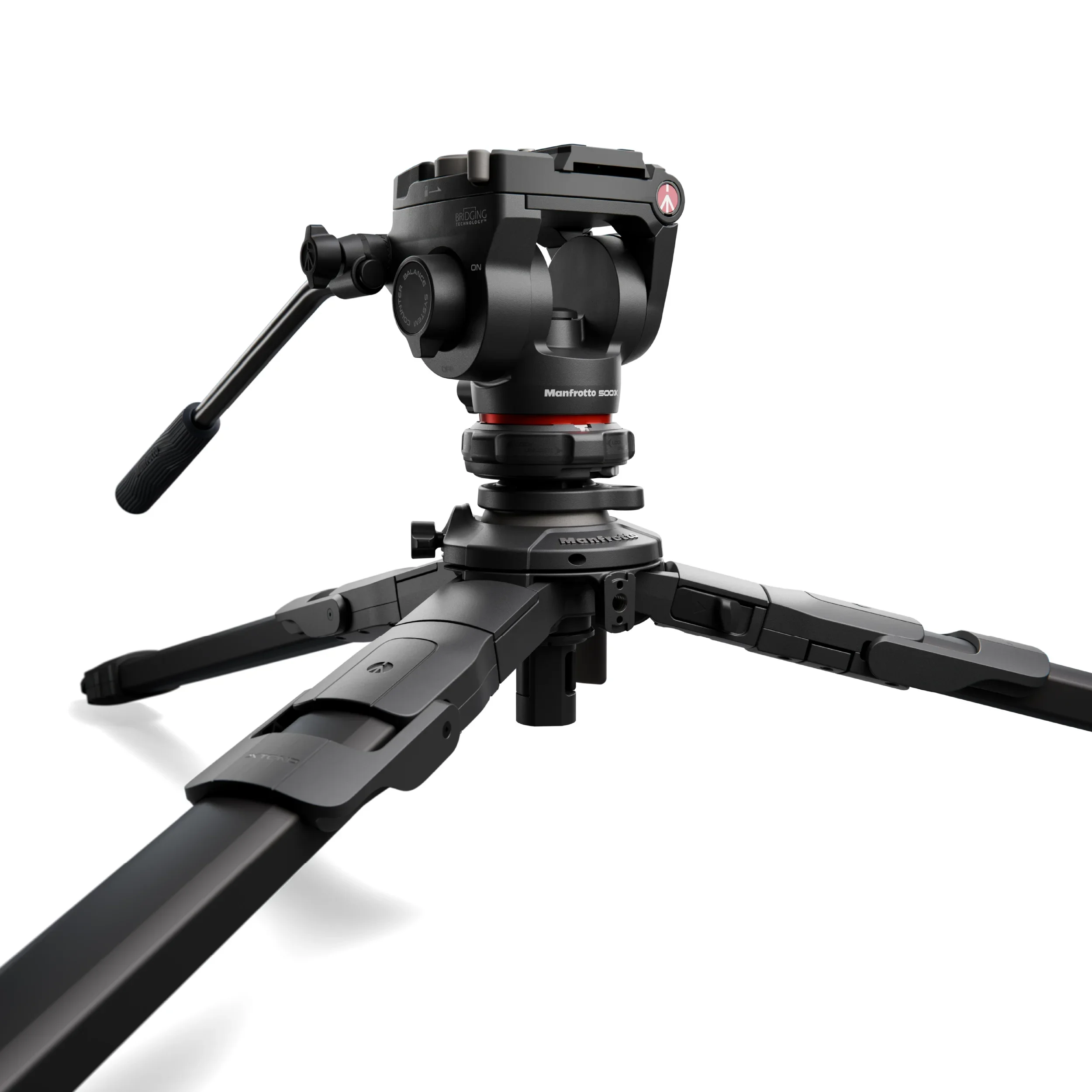 קיט חצובת אלומיניום פתיחה מהירה Manfrotto One + ראש וידאו 500X