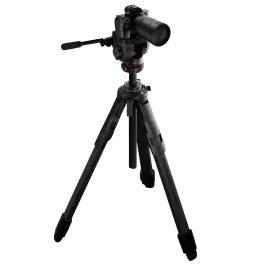 קיט חצובת סיבי פחמן פתיחה מהירה Manfrotto One + ראש וידאו 500X