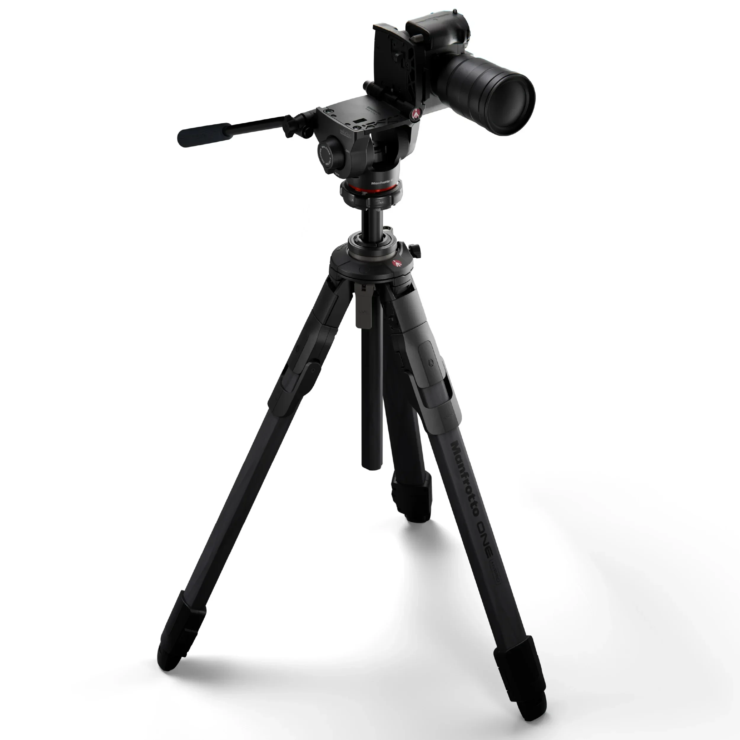 קיט חצובת סיבי פחמן פתיחה מהירה Manfrotto One + ראש וידאו 500X