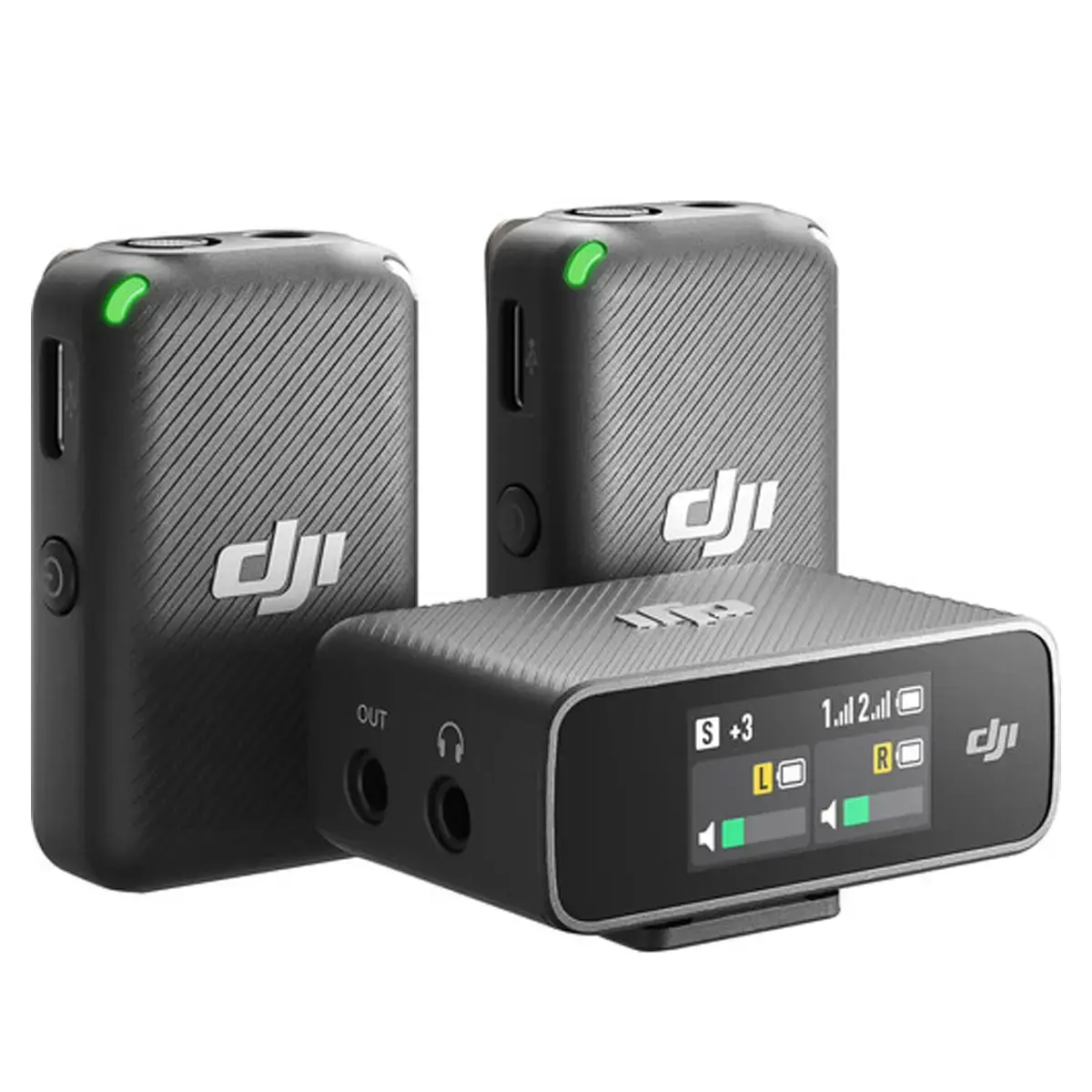 מערכת מיקרופון אלחוטי 2 משדרים DJI-MIC