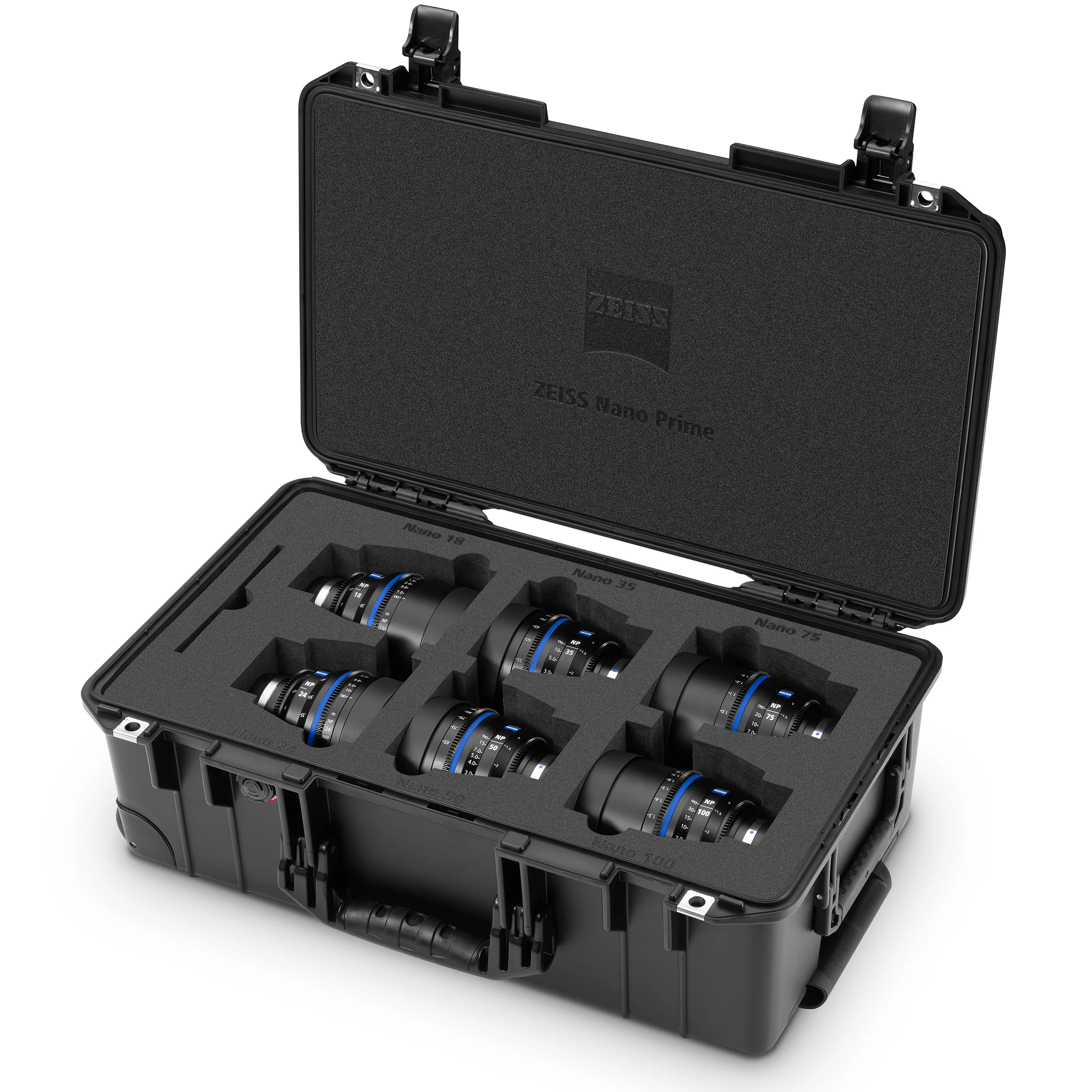 סט 6 עדשות Zeiss Nano Prime Feet הכולל ארגז נשיאה קשיח