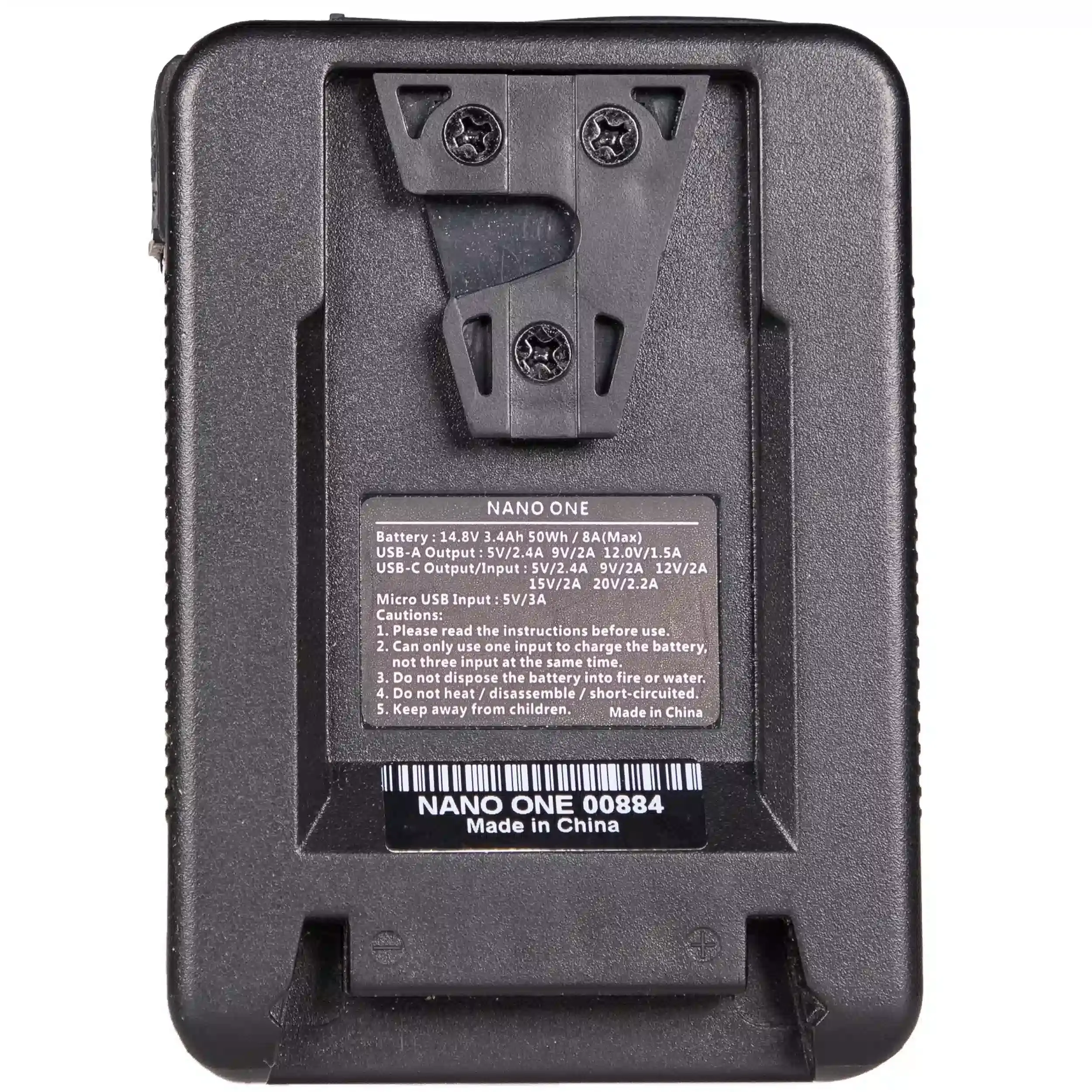 סוללת ליתיום FXLION NANO ONE 14.8V/50Wh V-Mount