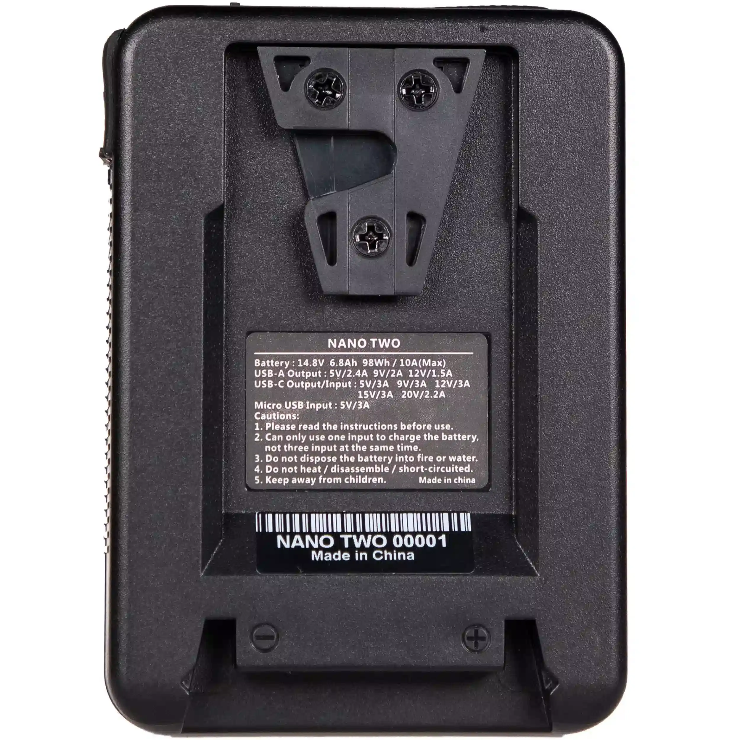 סוללת ליתיום FXLION NANO TWO 14.8V/98Wh V-Mount