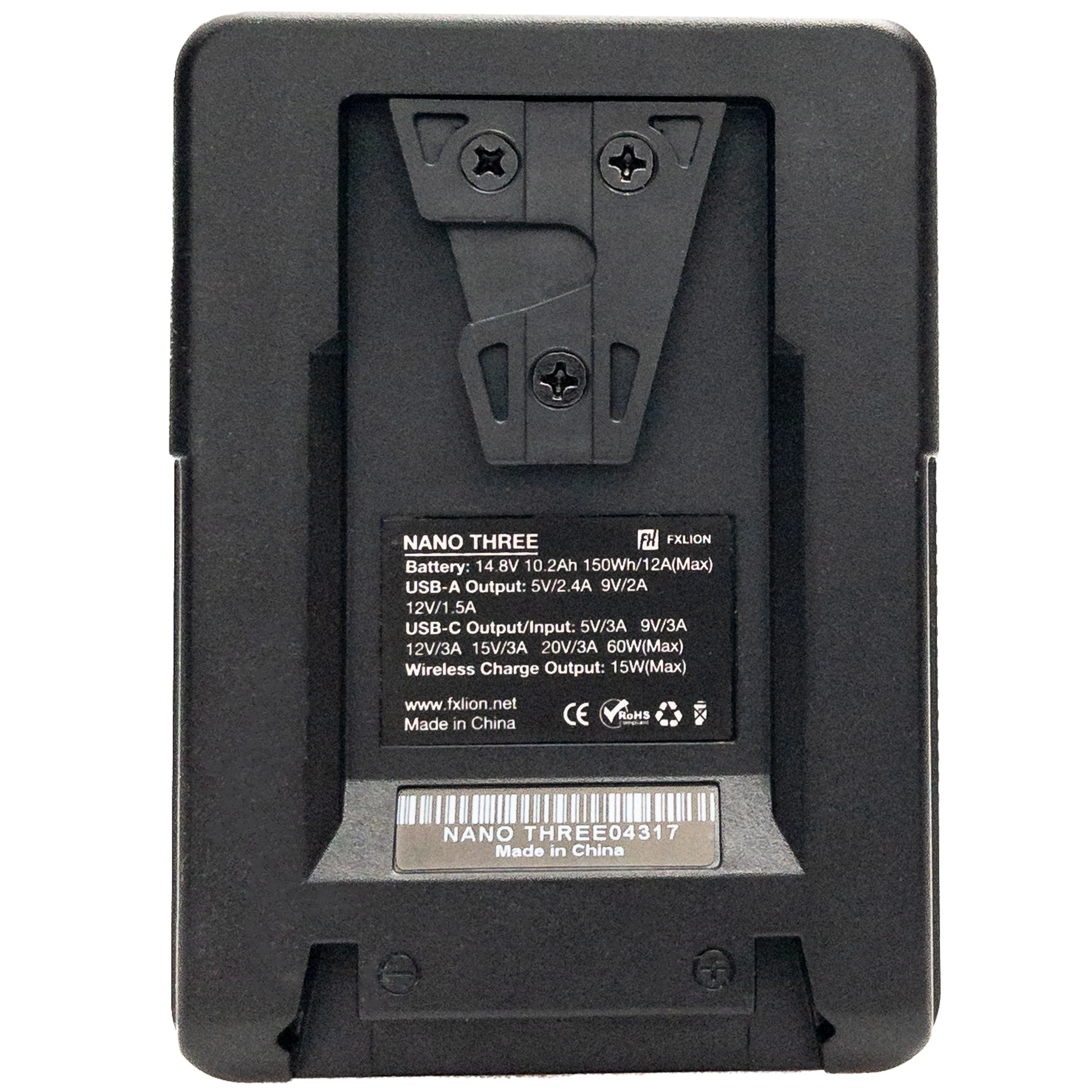 סוללת ליתיום FXLION NANO THREE WIRELESS 14.8V/150Wh V-Mount