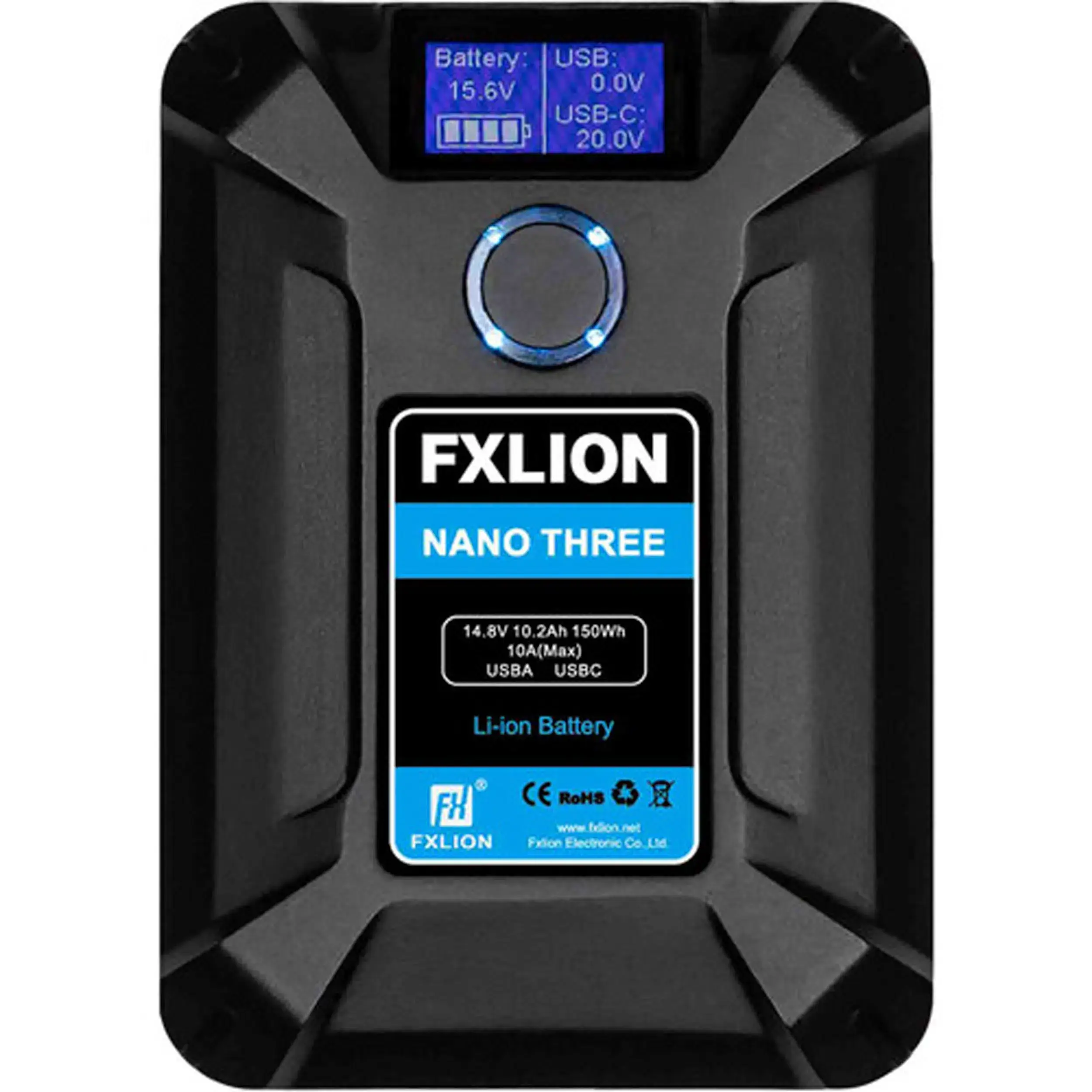 סוללת ליתיום FXLION NANO THREE 14.8V/150Wh V-Mount