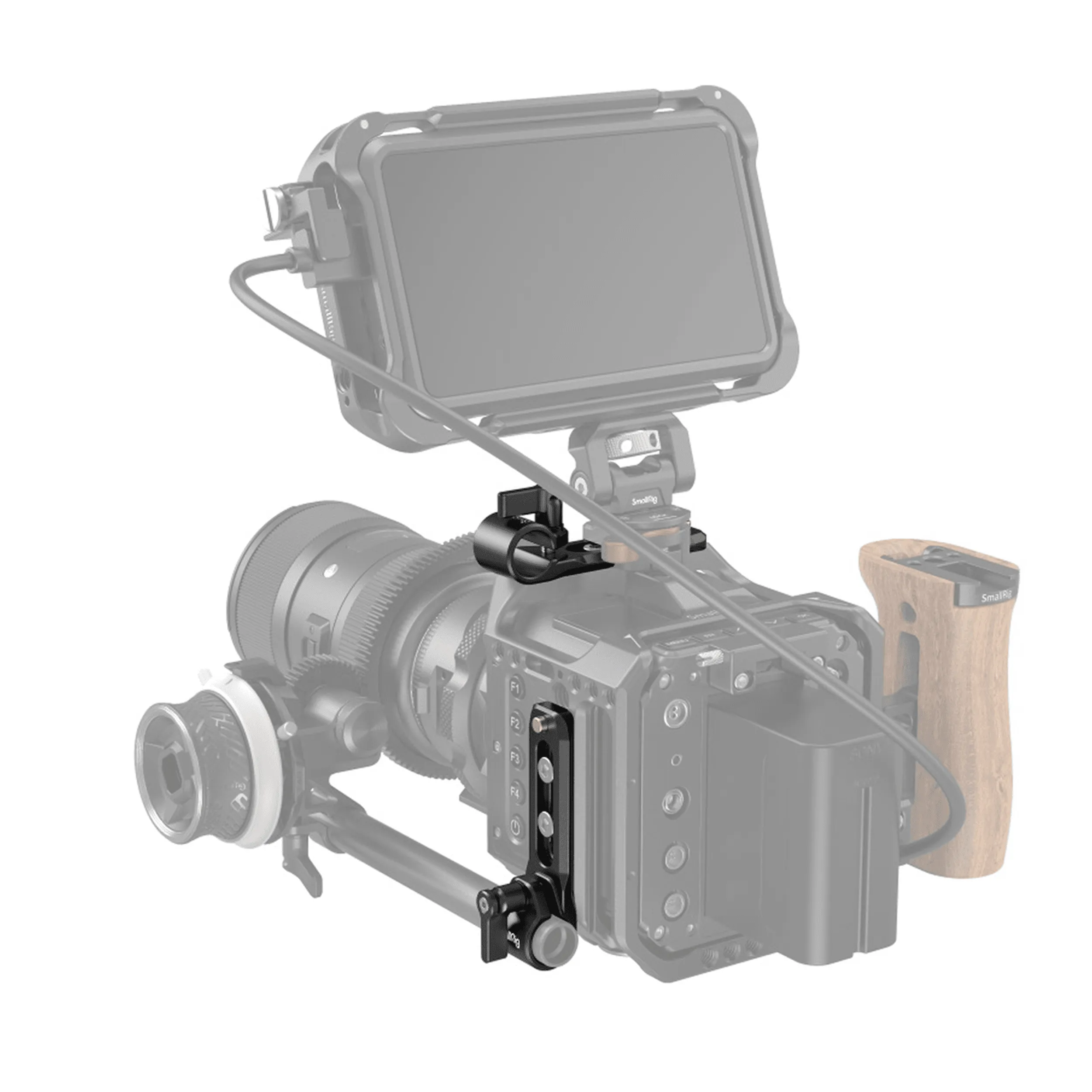 מתאם עם מסילה NATO למוט 15 מ"מ SmallRig 3011