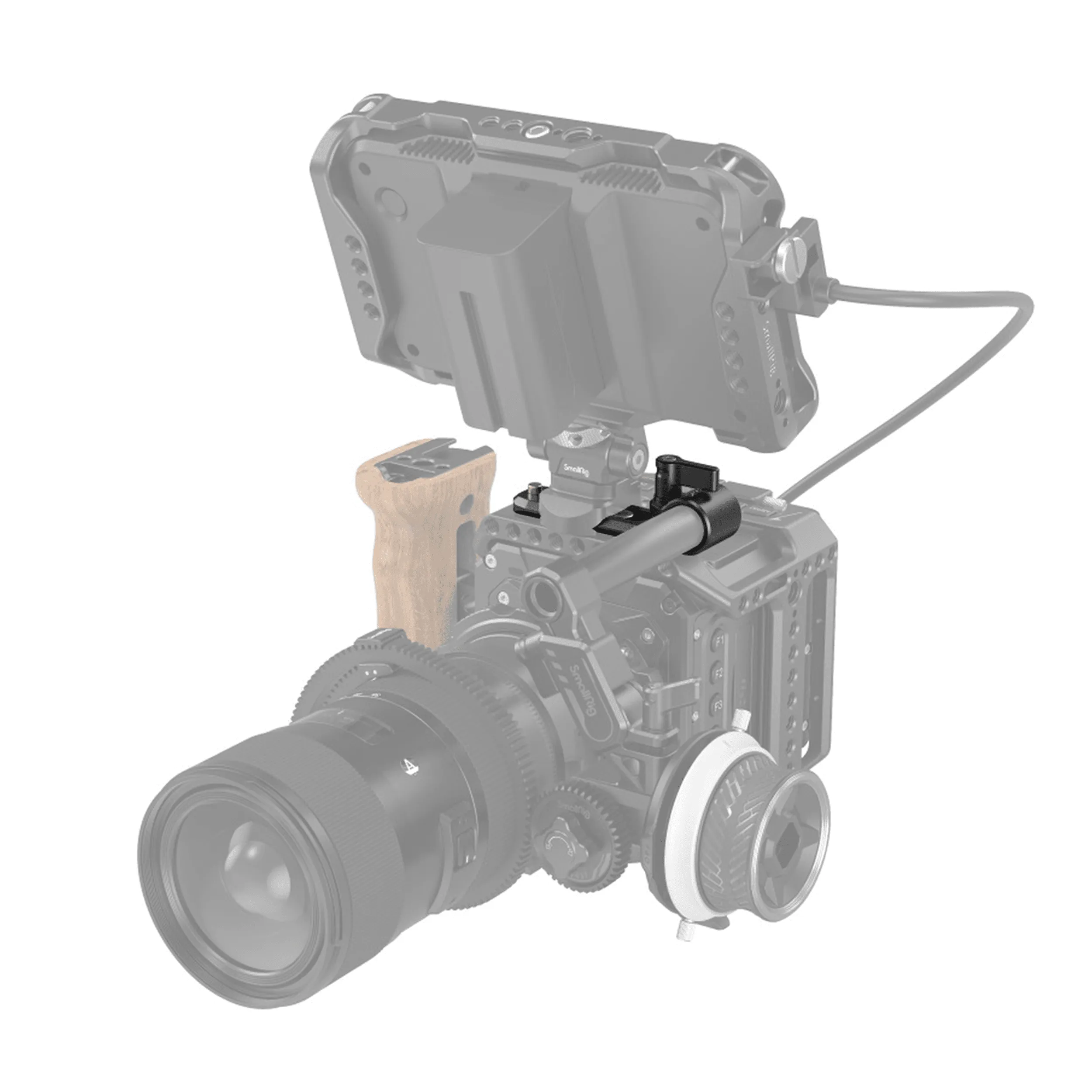 מתאם עם מסילה NATO למוט 15 מ"מ SmallRig 3011