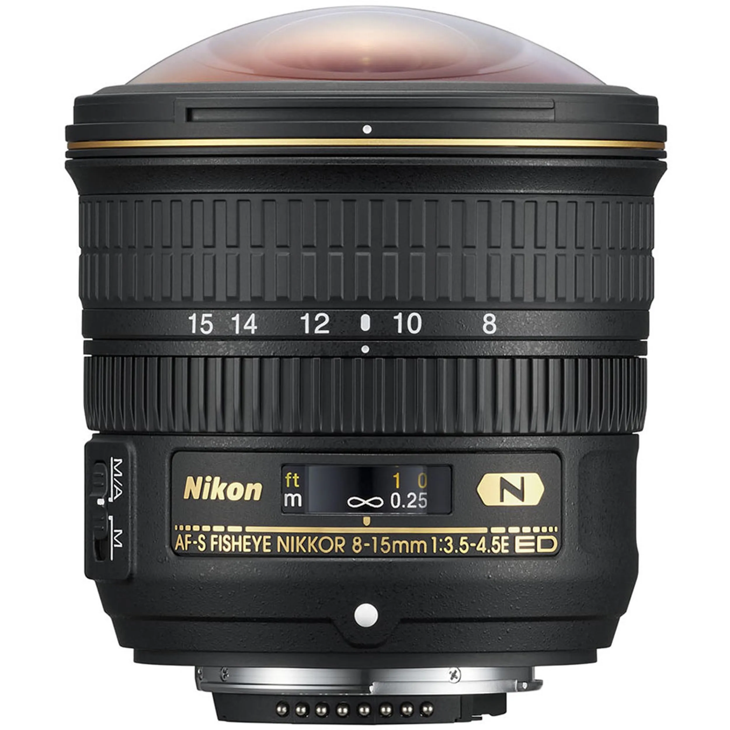 עדשה Nikon AF-S Fisheye NIKKOR 8-15mm f/3.5-4.5E ED