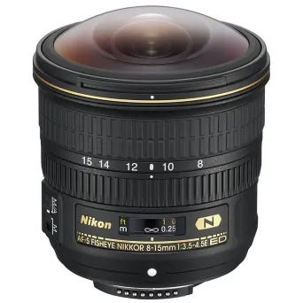 עדשה Nikon AF-S Fisheye NIKKOR 8-15mm f/3.5-4.5E ED