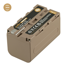 סוללת ליתיום Jupio NP-F750 *ULTRA* (USB-C input) 6700mAh