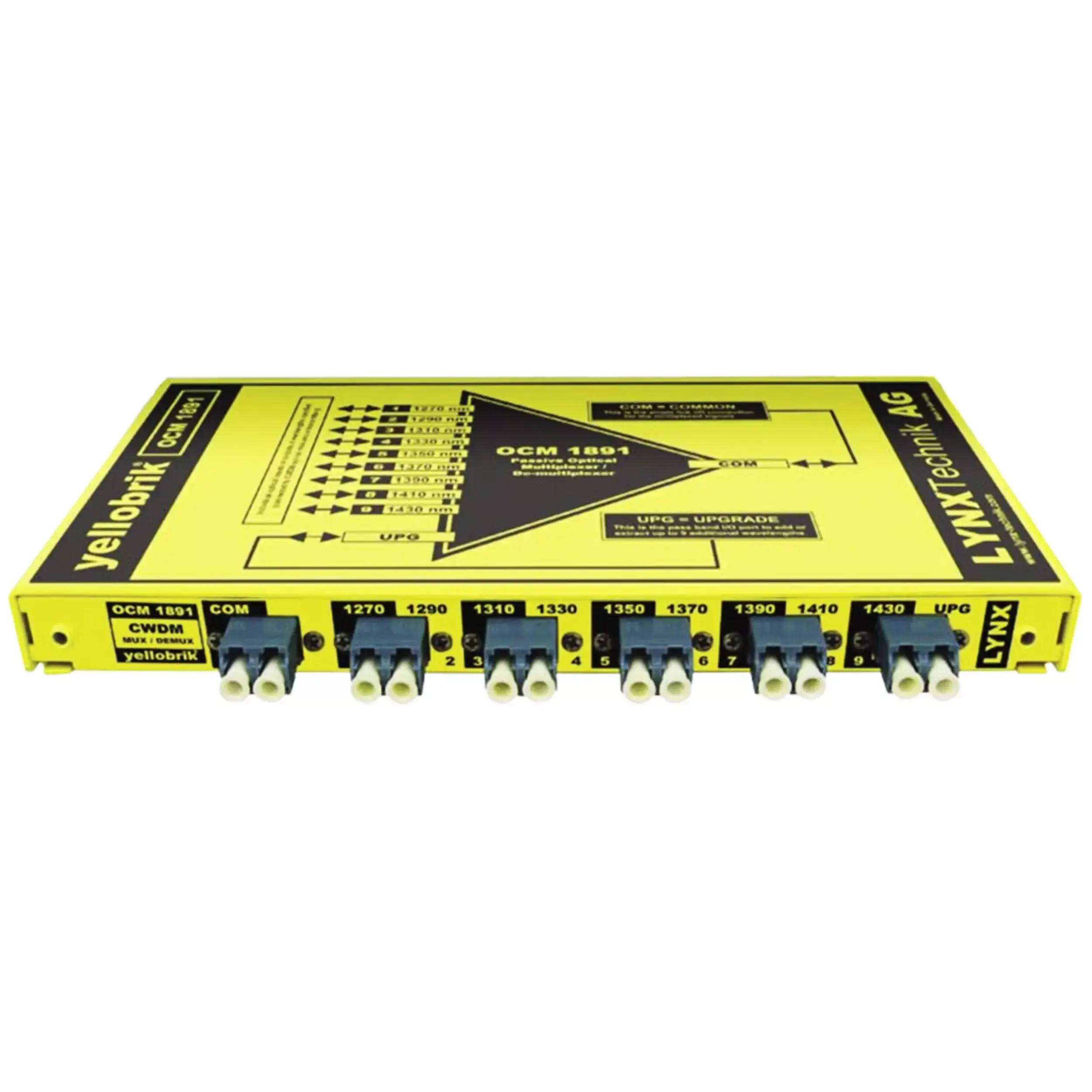 LYNX OCM 1891 Channel CWDM Optical Mux/Demux (1270-1430nm)