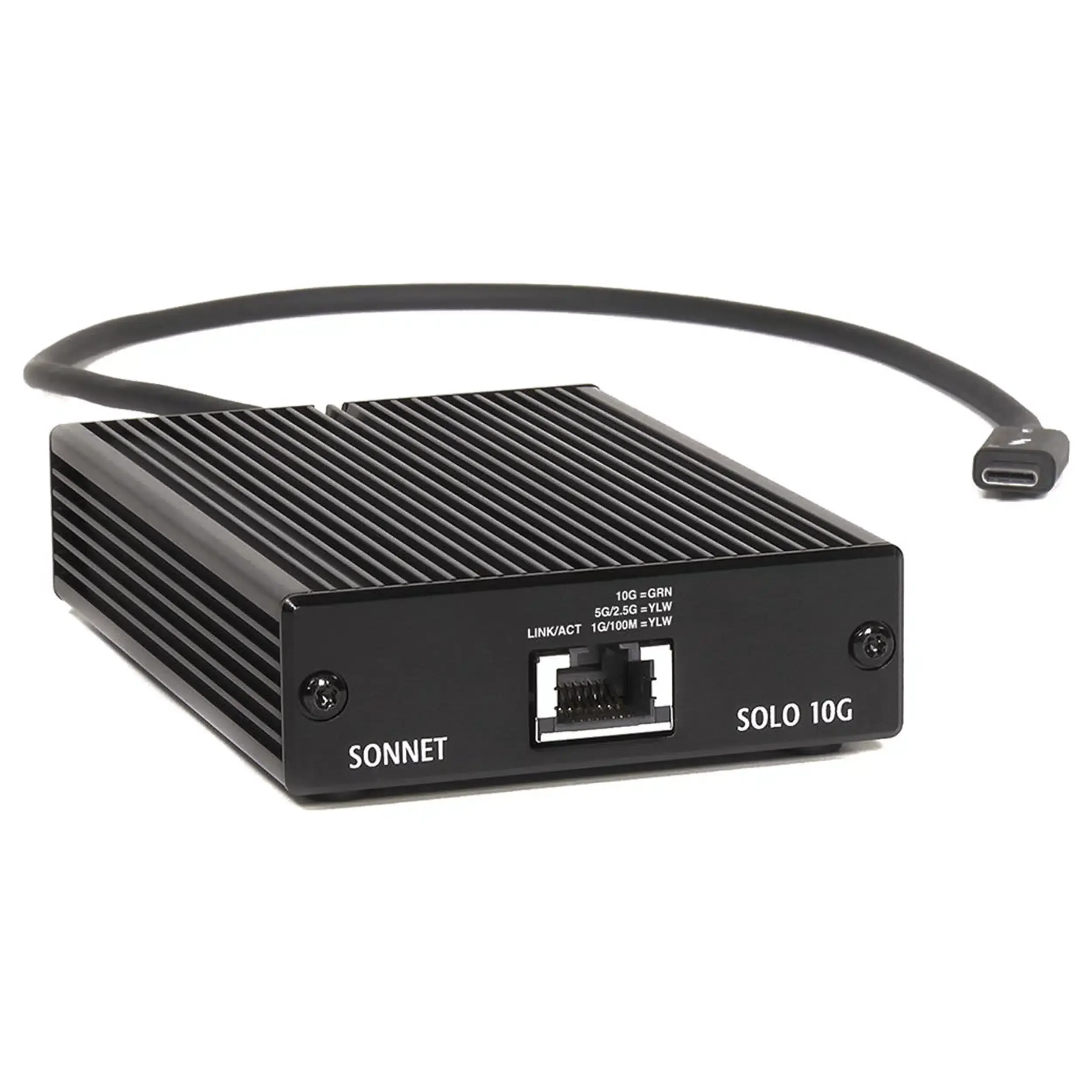 Sonnet Solo 10G Thunderbolt 3 to 10 Gigabit Ethernet Adapter