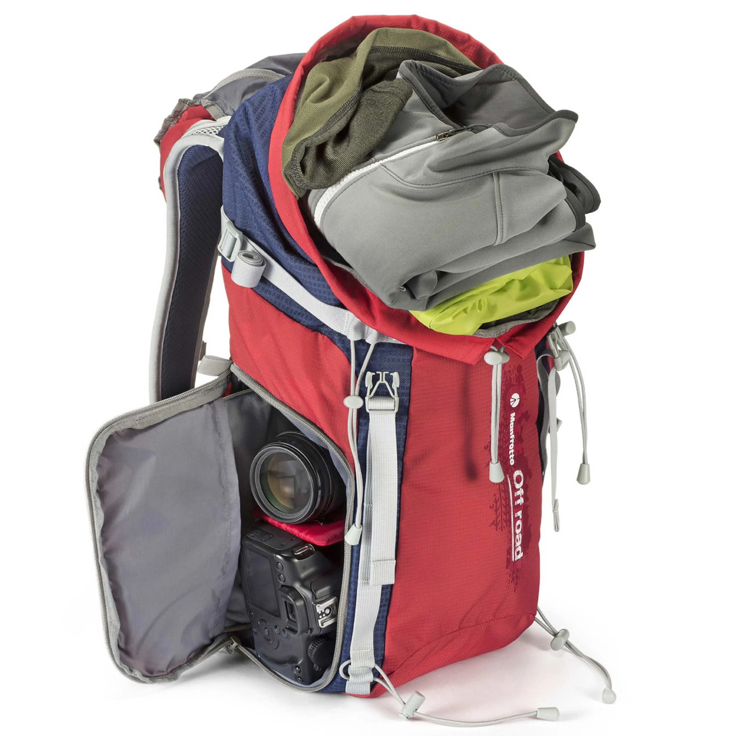 תיק גב למצלמה 20 ליטר Manfrotto Hiker Offroad - אדום