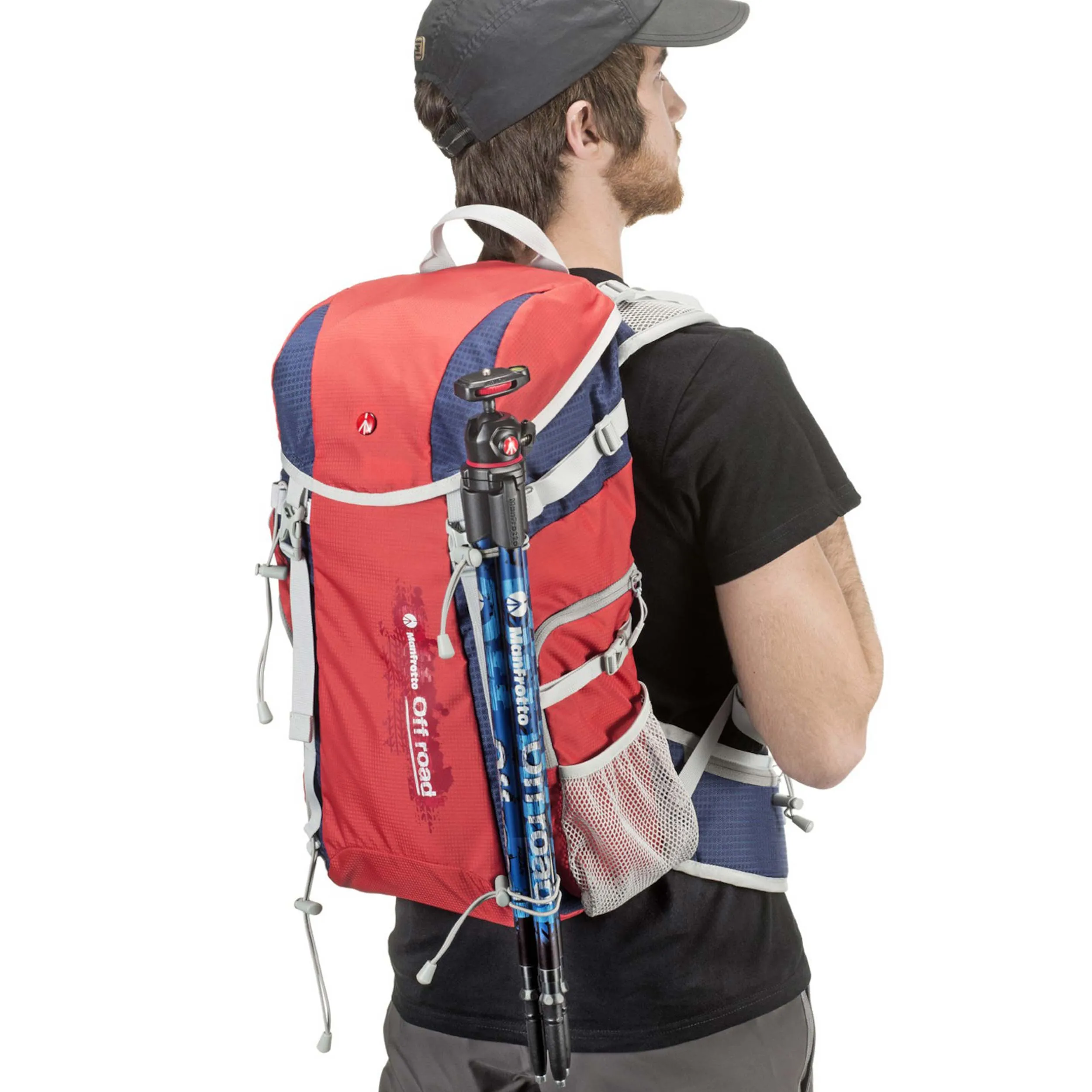 תיק גב למצלמה 20 ליטר Manfrotto Hiker Offroad - אדום
