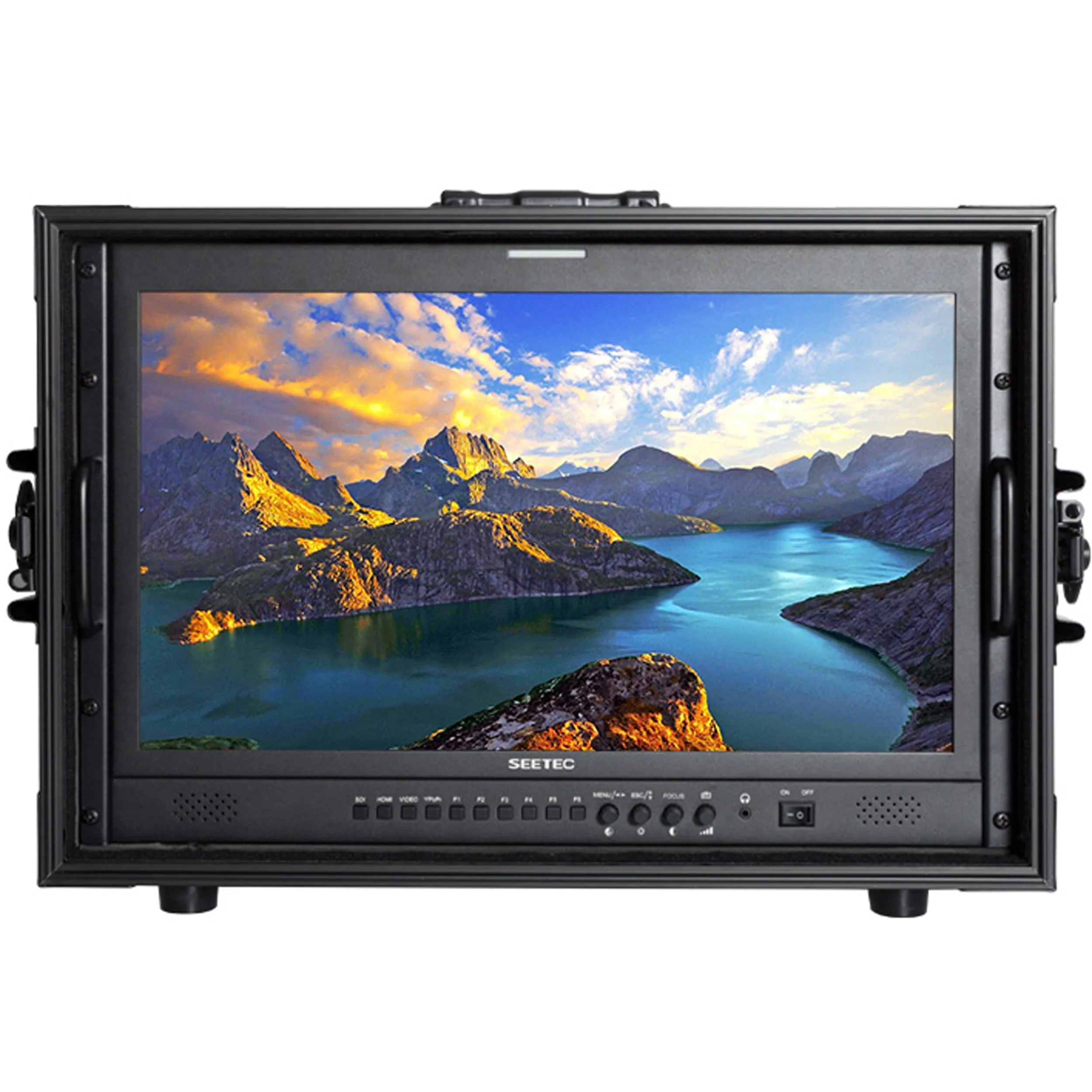 מוניטור וידאו 21.5" ברזולוציה 1920X1080 כולל ארגז נשיאה תוצרת SEETEC