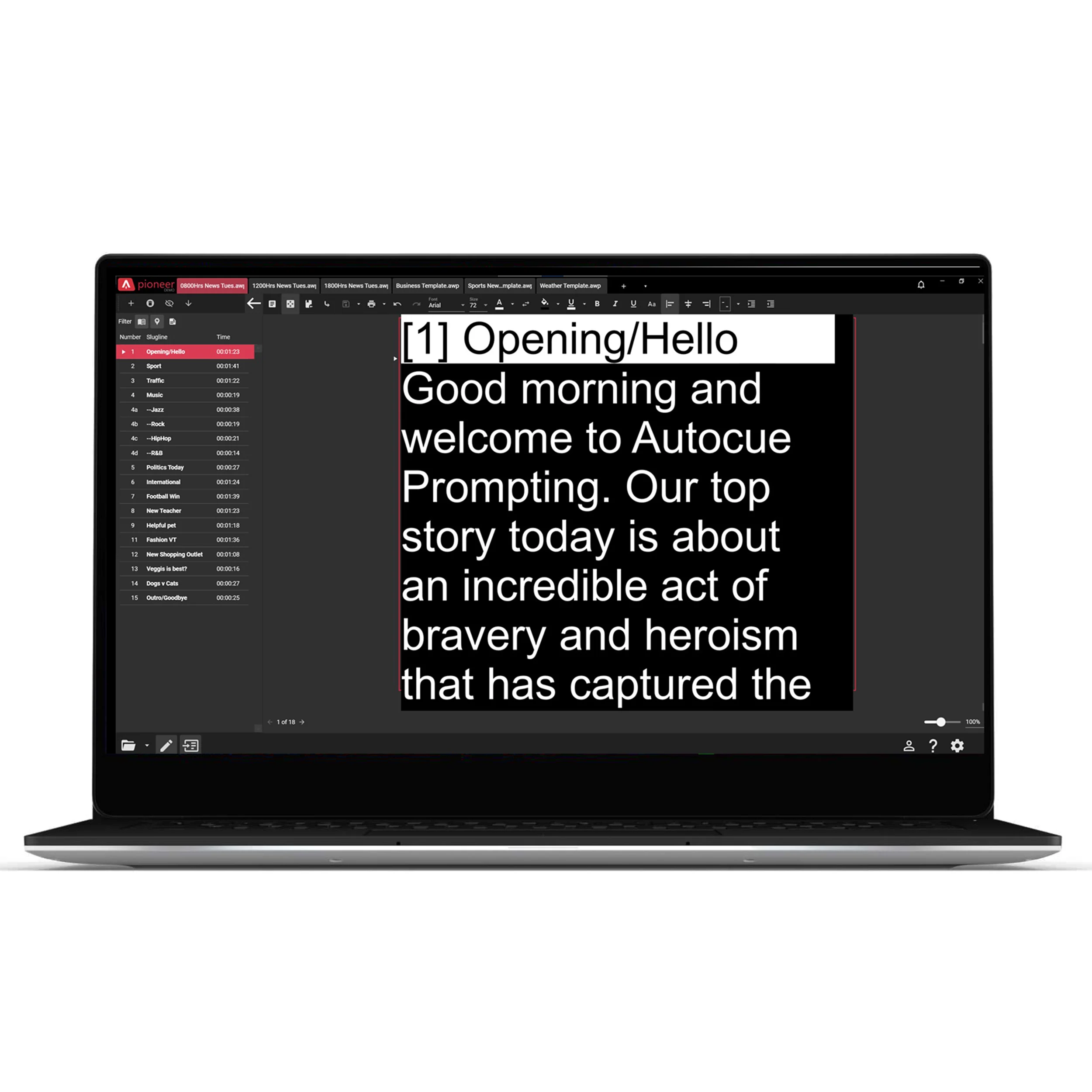 רישיון תוכנה לשנה Autocue Pioneer