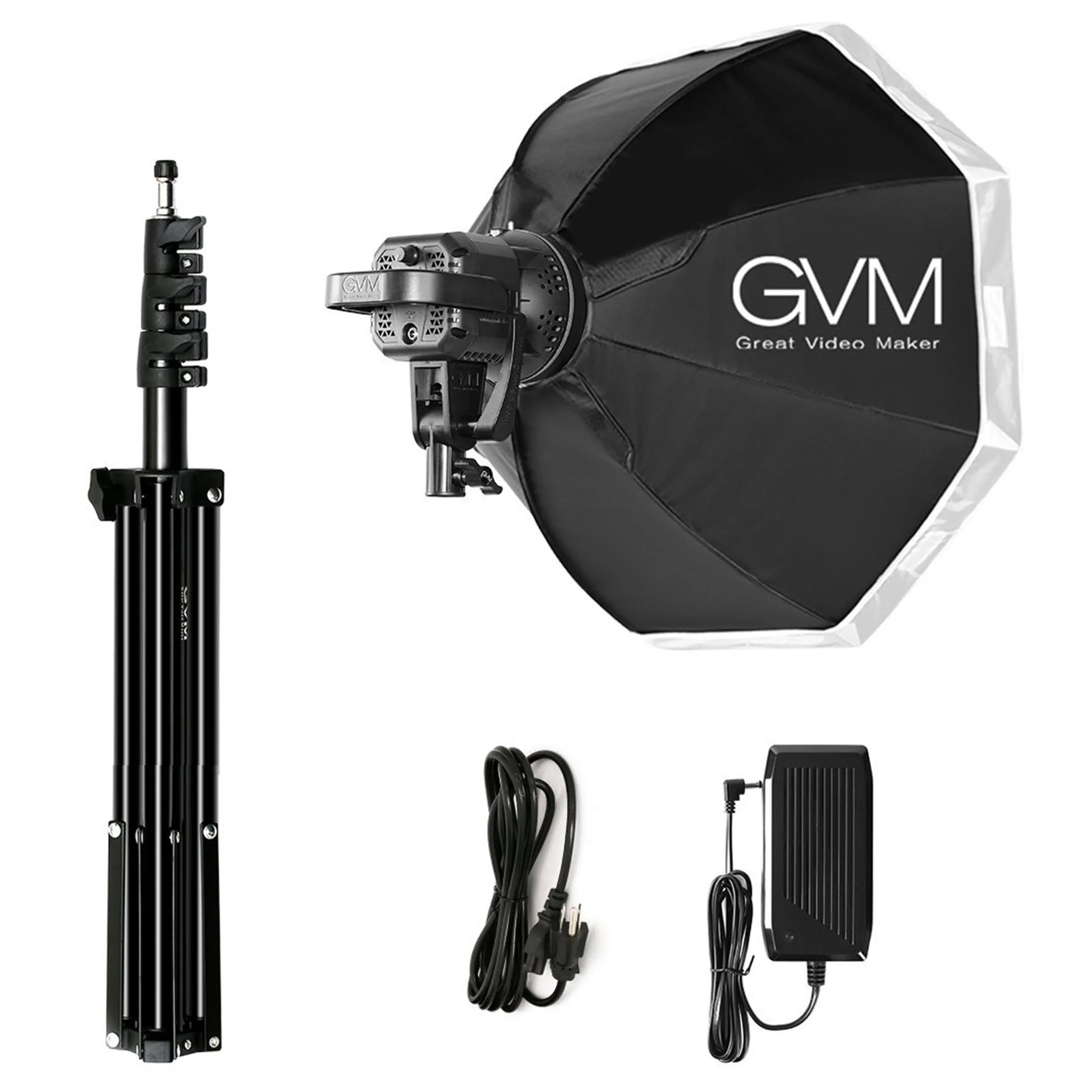 קיט פנס לד חצובה ואוהל ריכוך GVM 80S