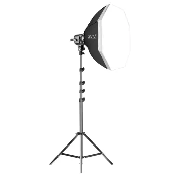 קיט פנס לד חצובה ואוהל ריכוך GVM 80S
